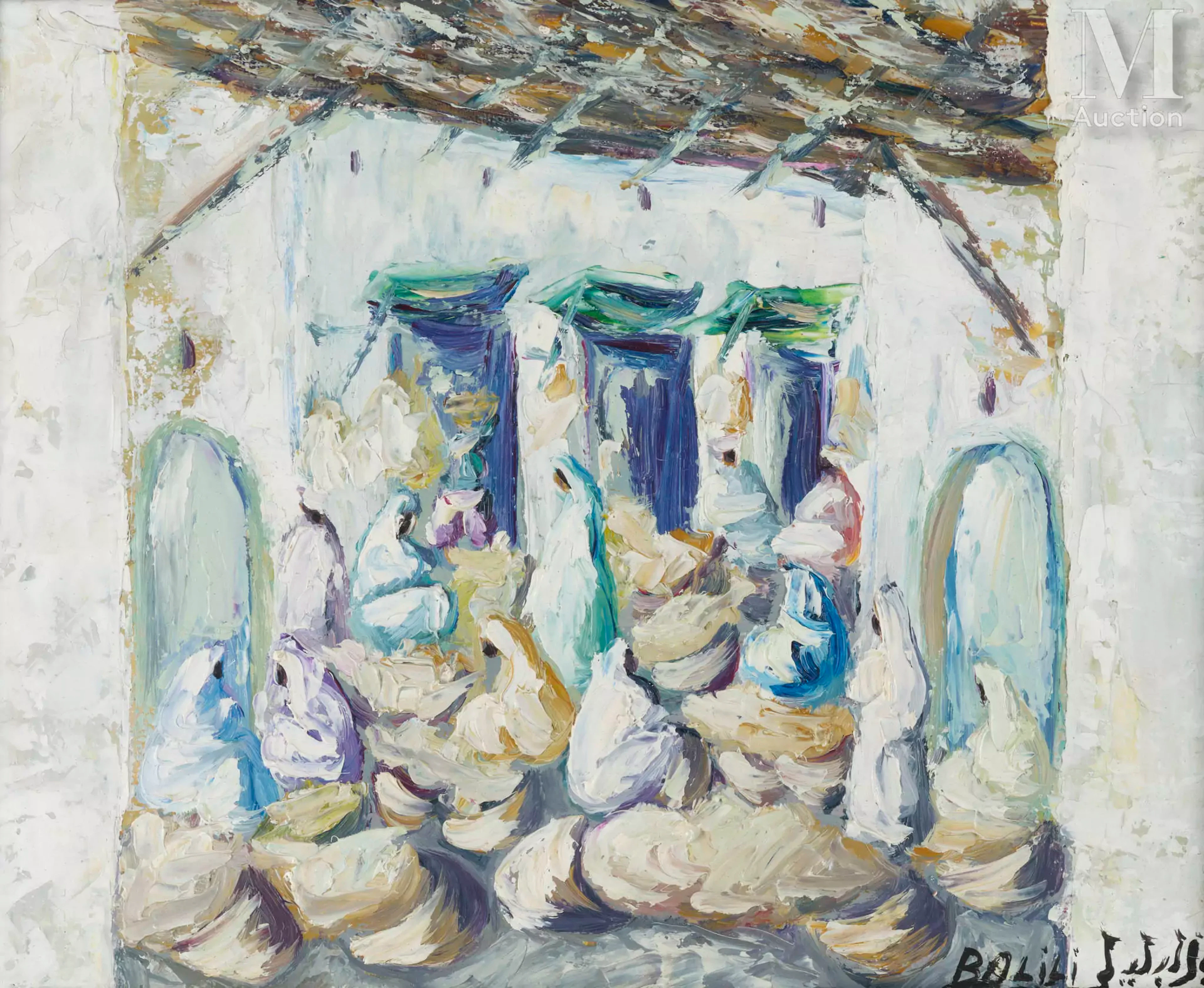 Ahmed BALILI (Maroc, 1955) Femmes au souk