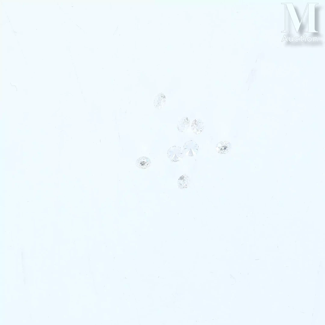 8 Diamants non monté