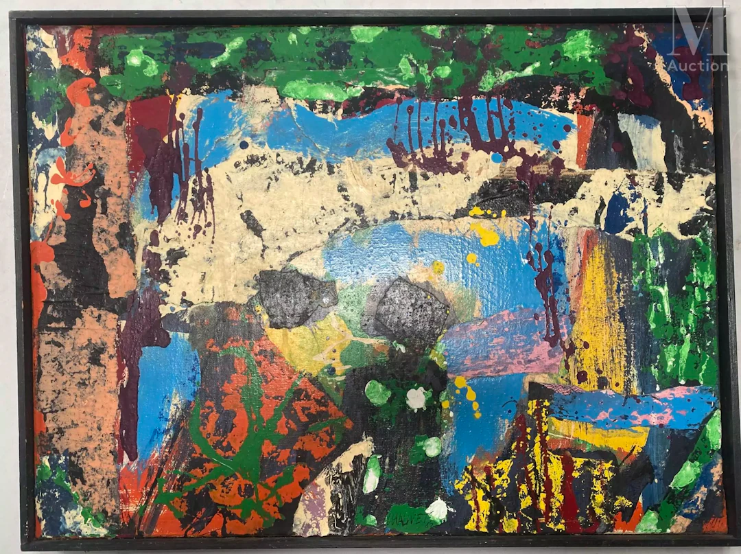 Jean-Pierre CHAUVET (1947) Le Jardin de Delteil, 1985