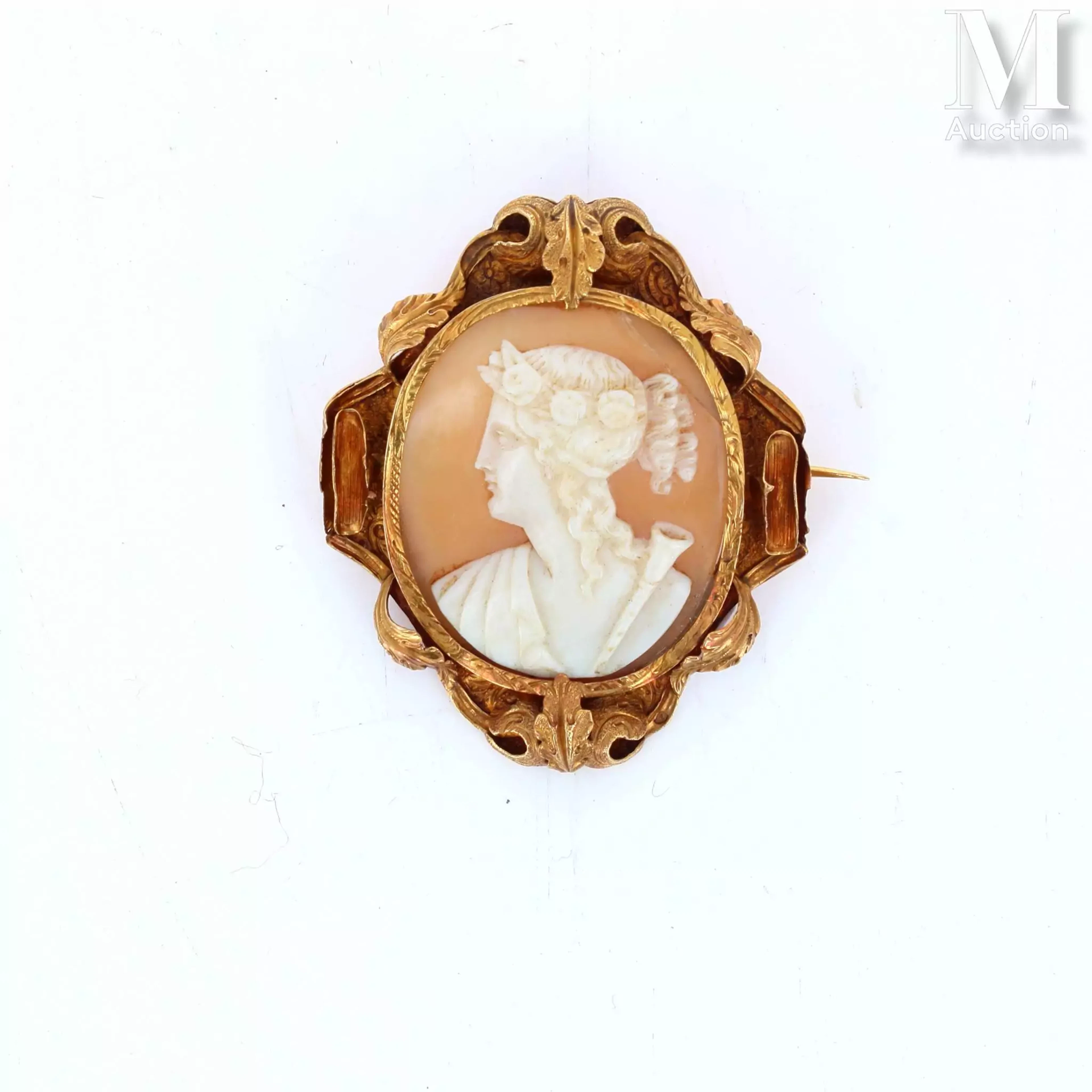 Broche camée