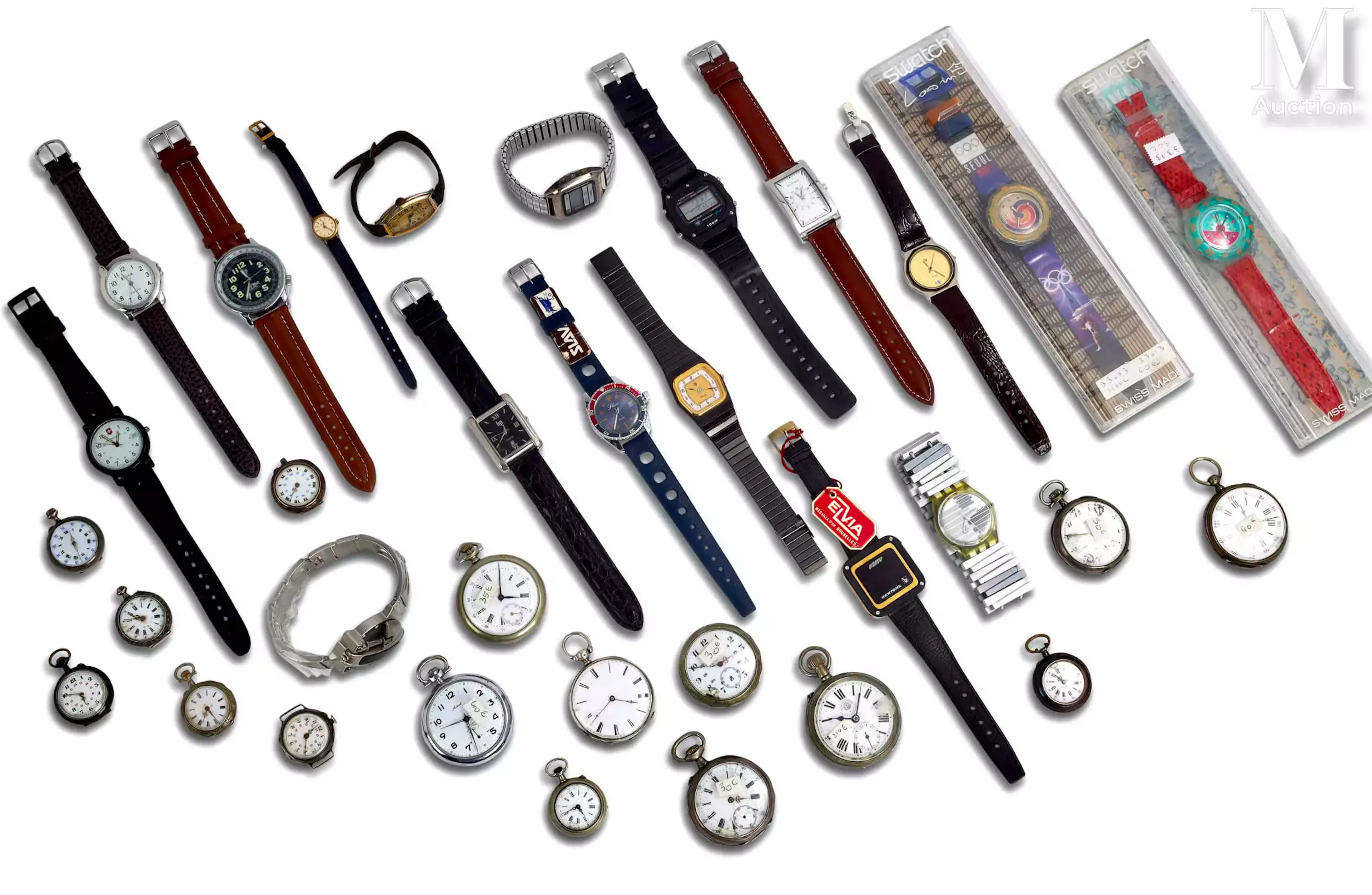 HORLOGERIE - Collection de 25 montres