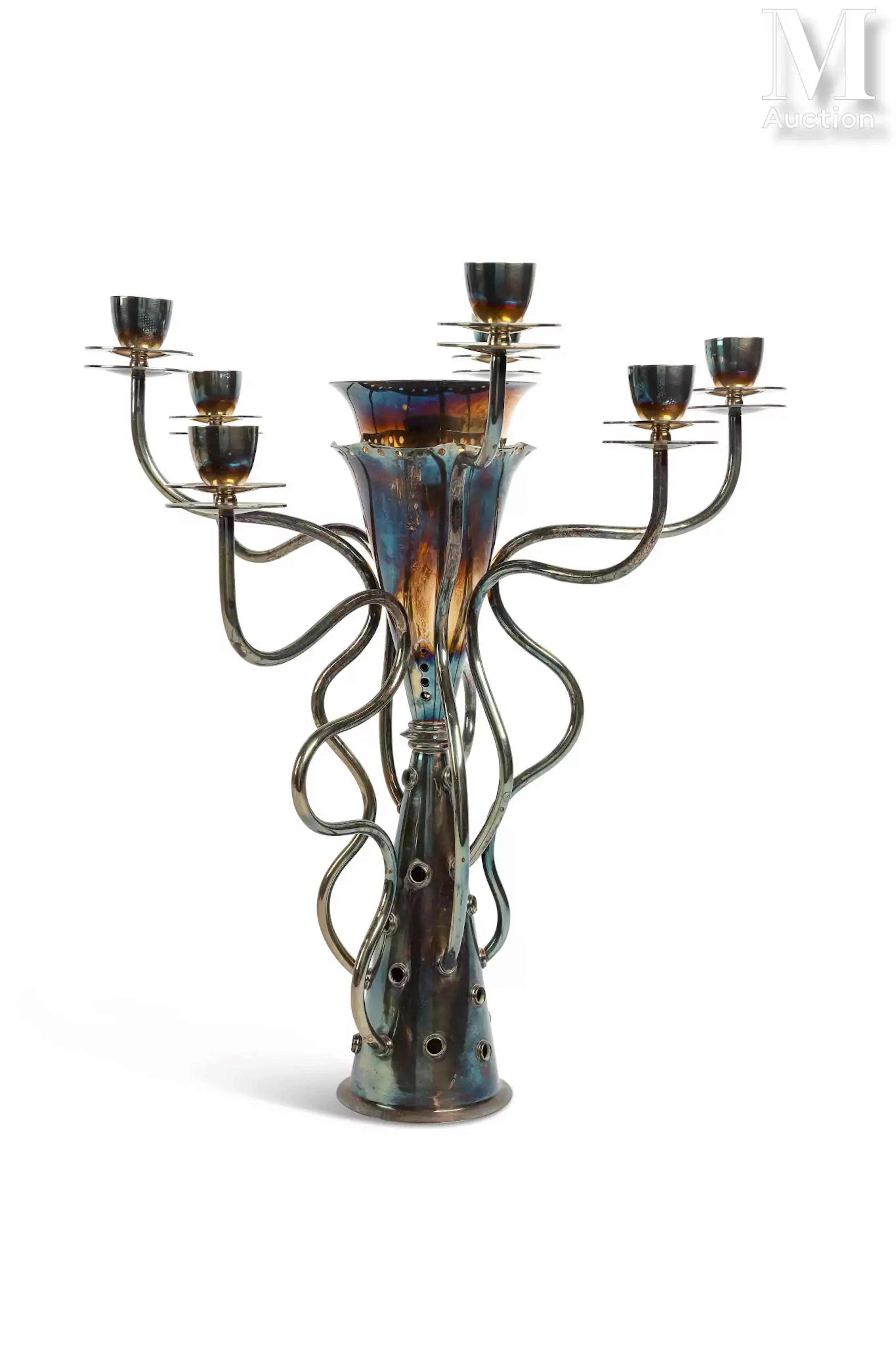 Borek SIPEK (1949-2016) pour DRIADE (éditeur) Chandelier modèle "Simon" (1988)