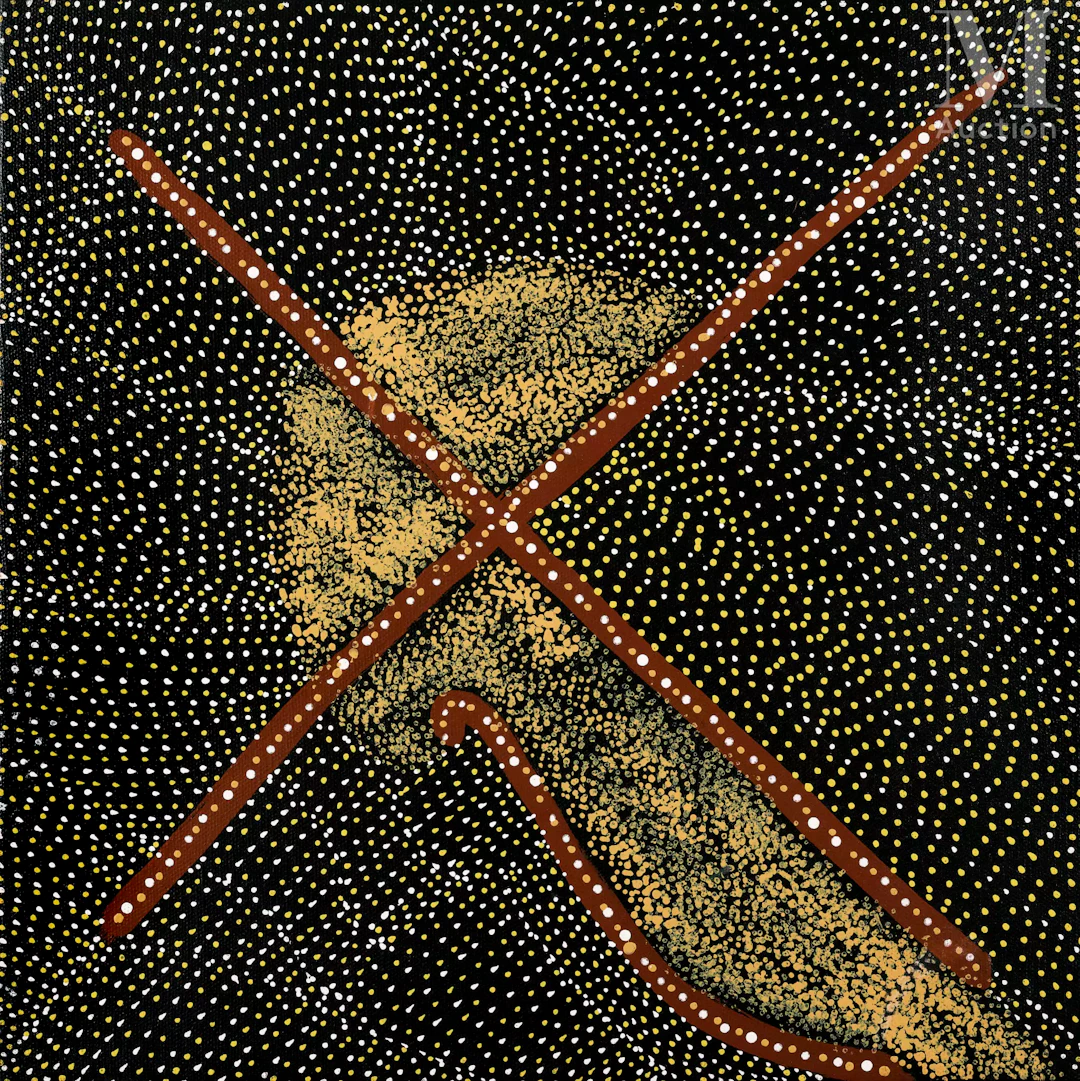 Kathleen Petyarre (c. 1940 - 2018) Mountain Devil Lizard Dreaming