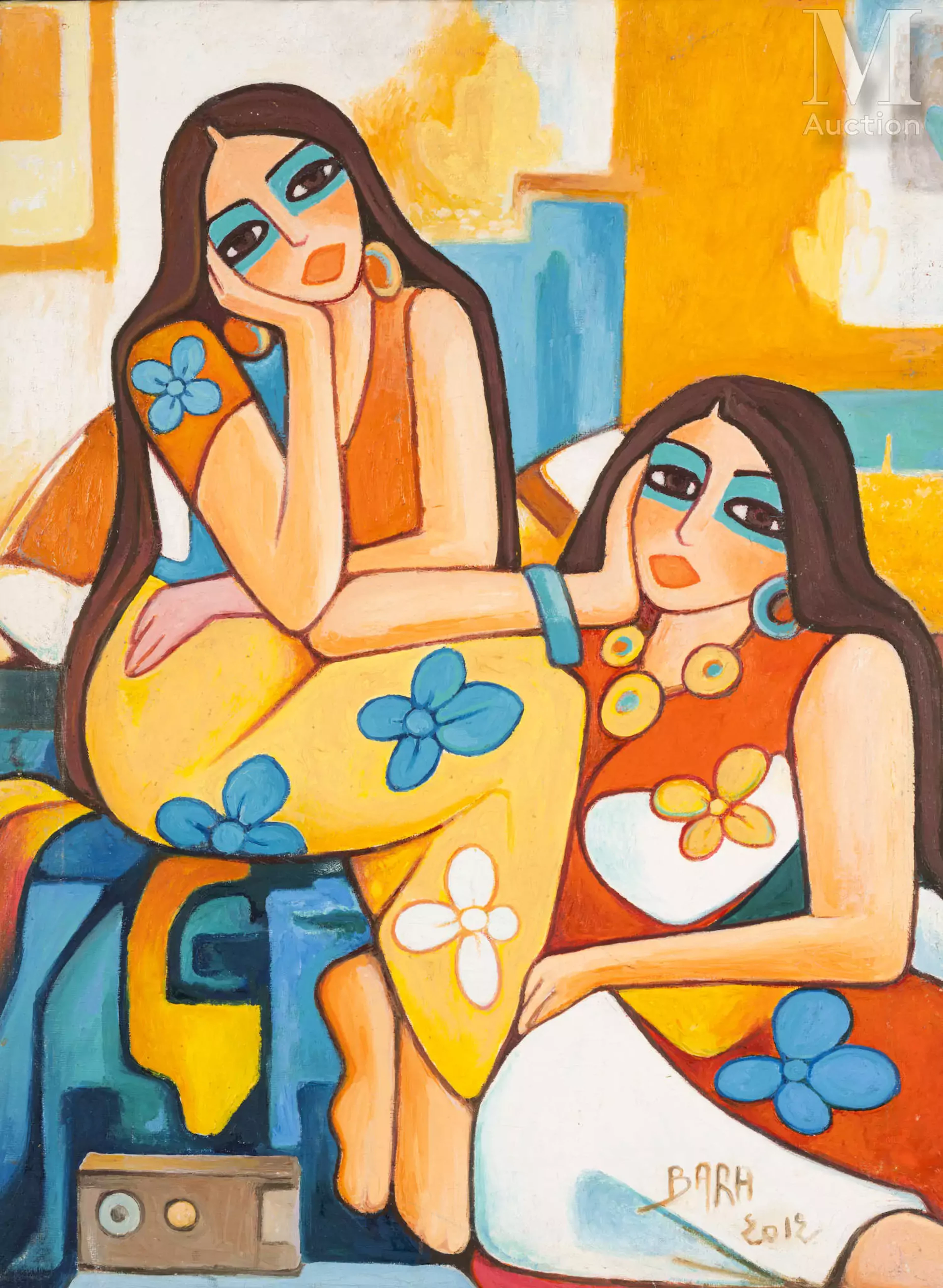 Ahmed Salah BARA (Sedrata/Souk Ahras, né en 1970) Deux sœurs, 2012