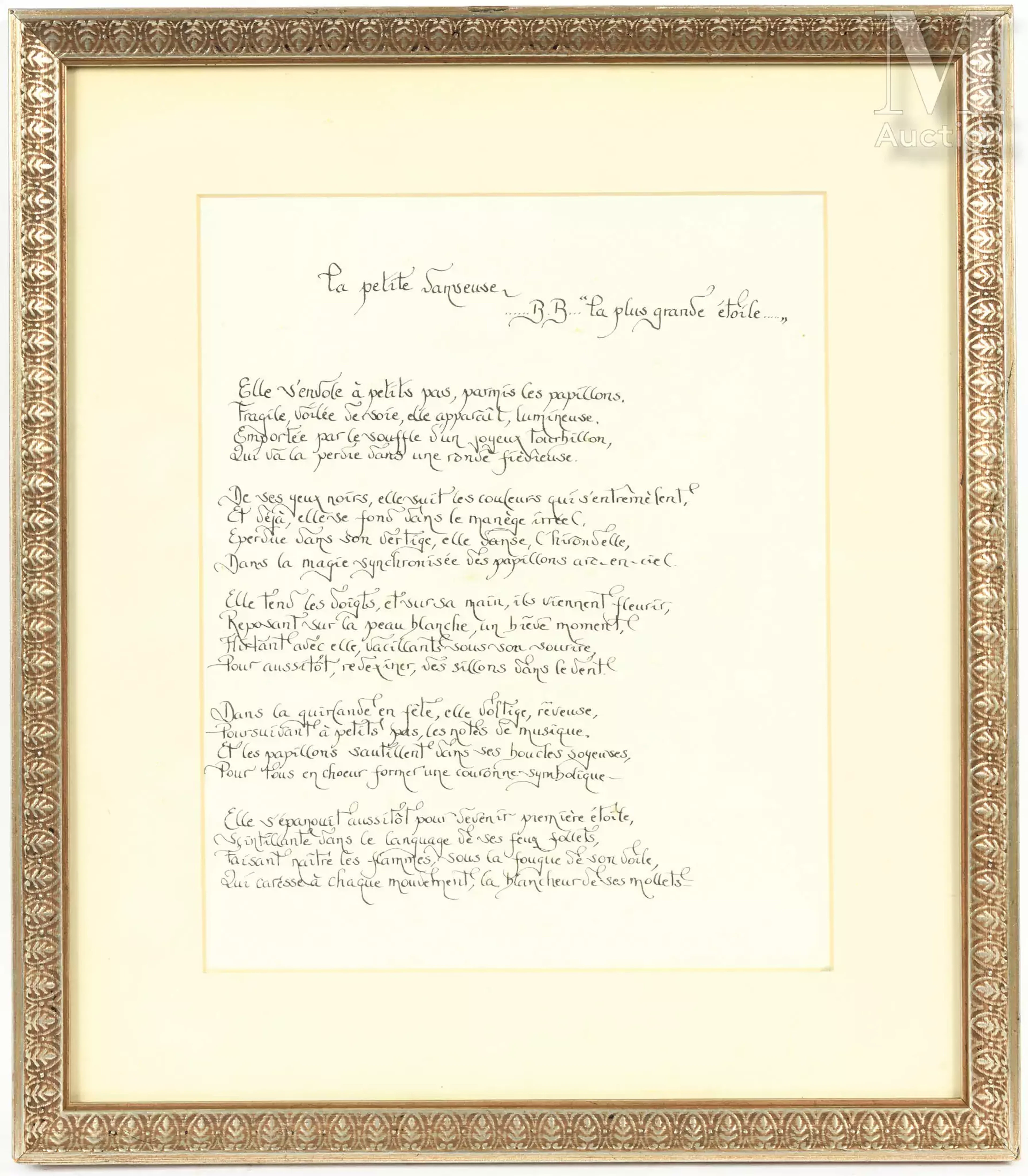 Sylvie V. ROBINSON Hommage à Brigitte Bardot