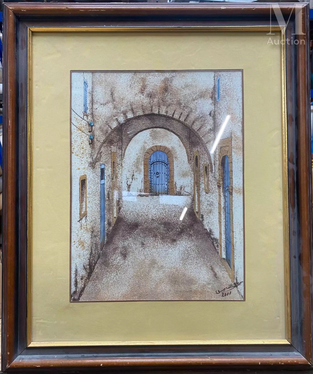 École du XXIe siècle Ruelle aux portes bleues