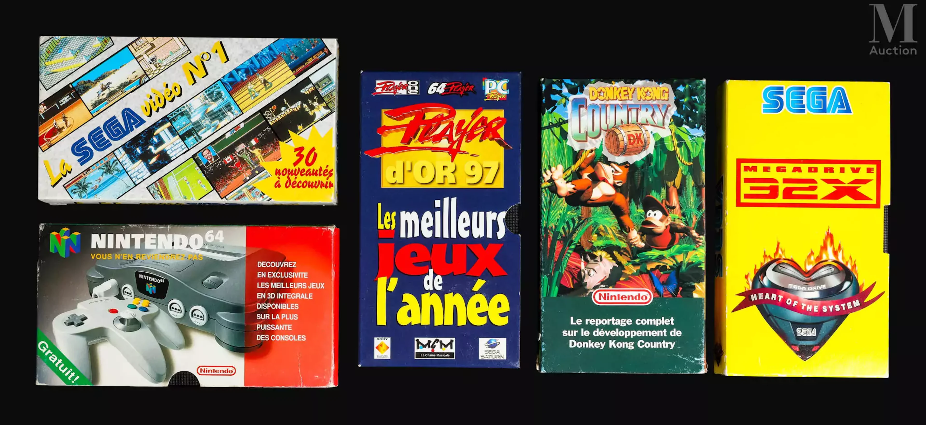 VHS PROMOTIONNELLE Ensemble de cinq cassette Not Fo Resale comprenant :
