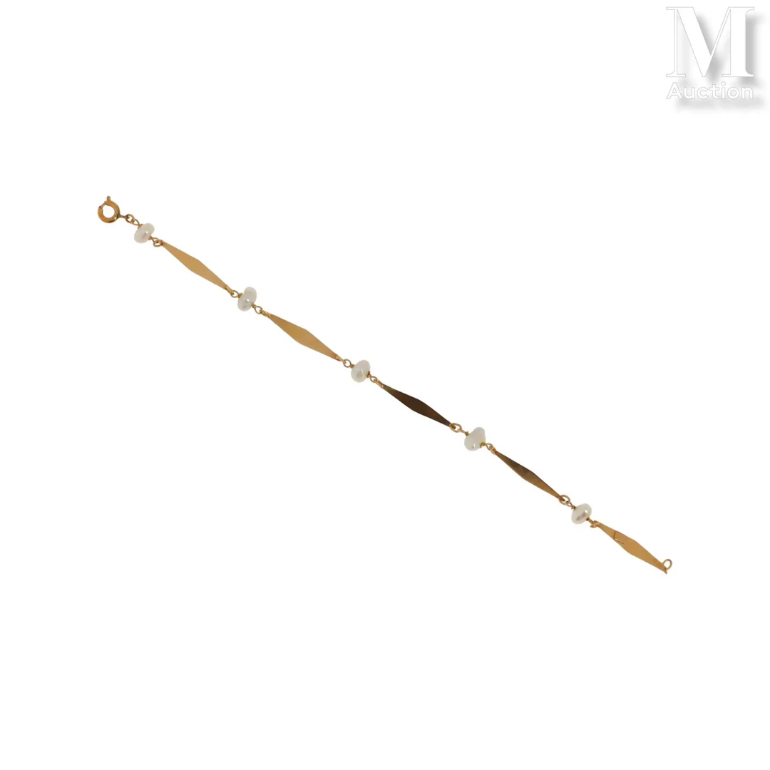 Bracelet perles baroques