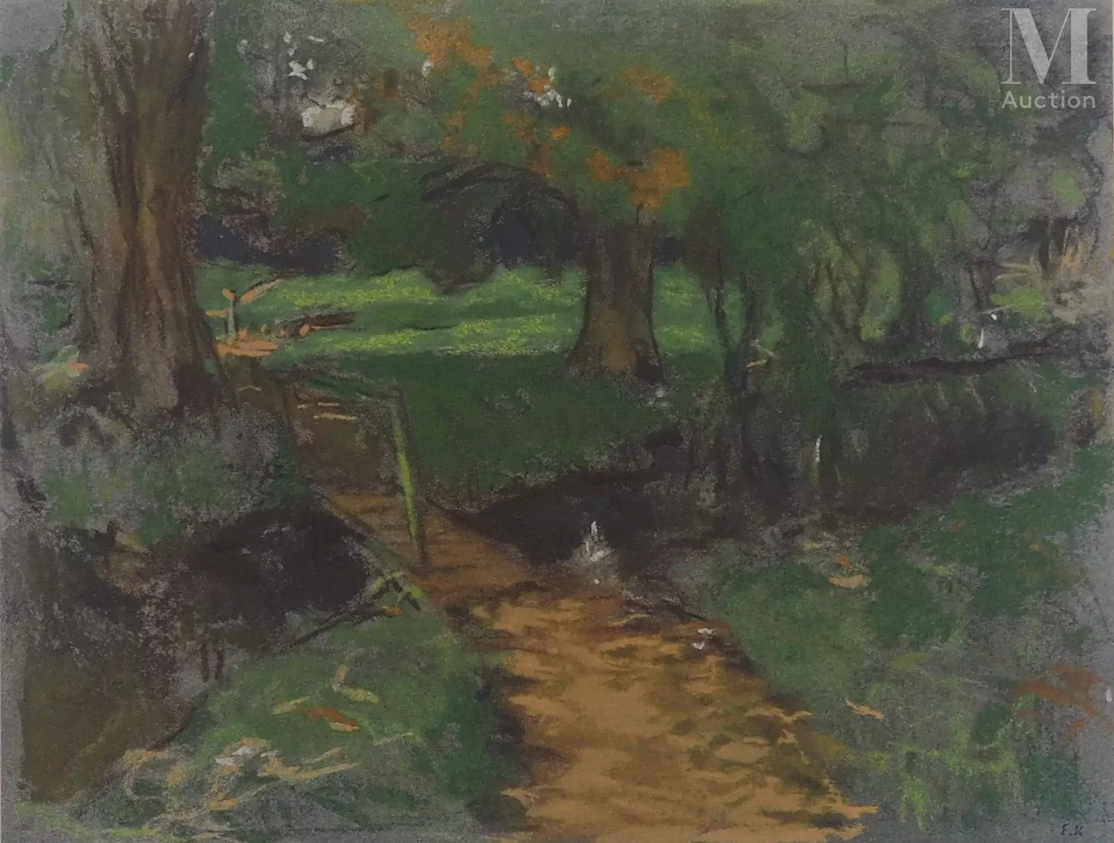 VUILLARD Edouard (1868-1940) La passerelle, 1966