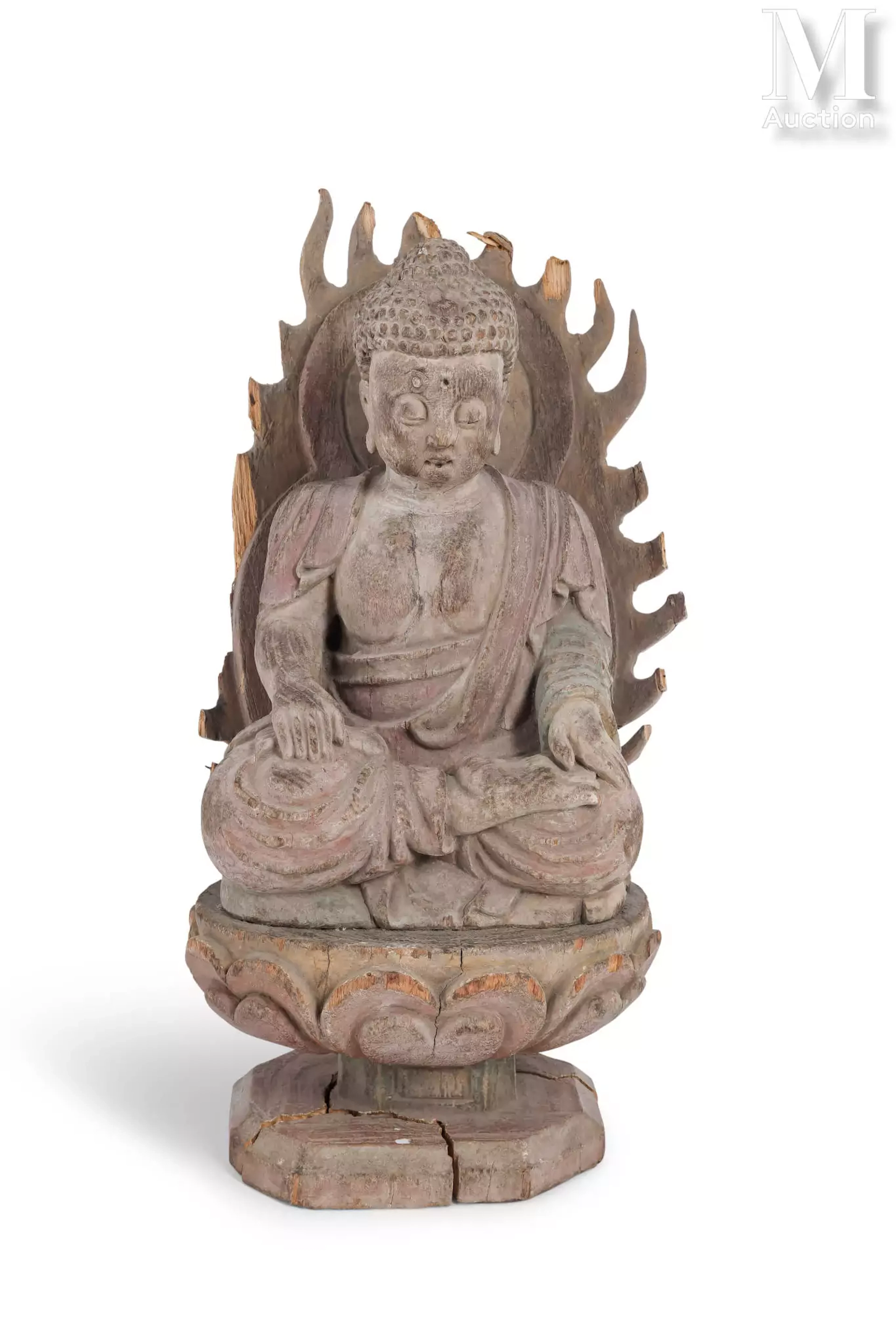 CHINE, XIXe siècle Sculpture en bois