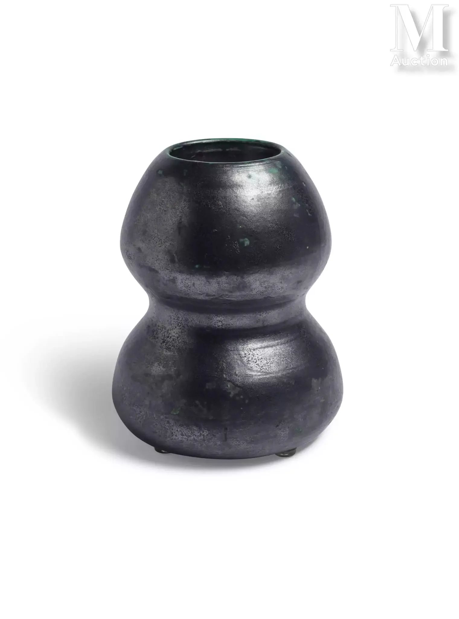 LES 2 POTIERS (Jacques SERRE et Michelle BARGOIN), attribué à Vase