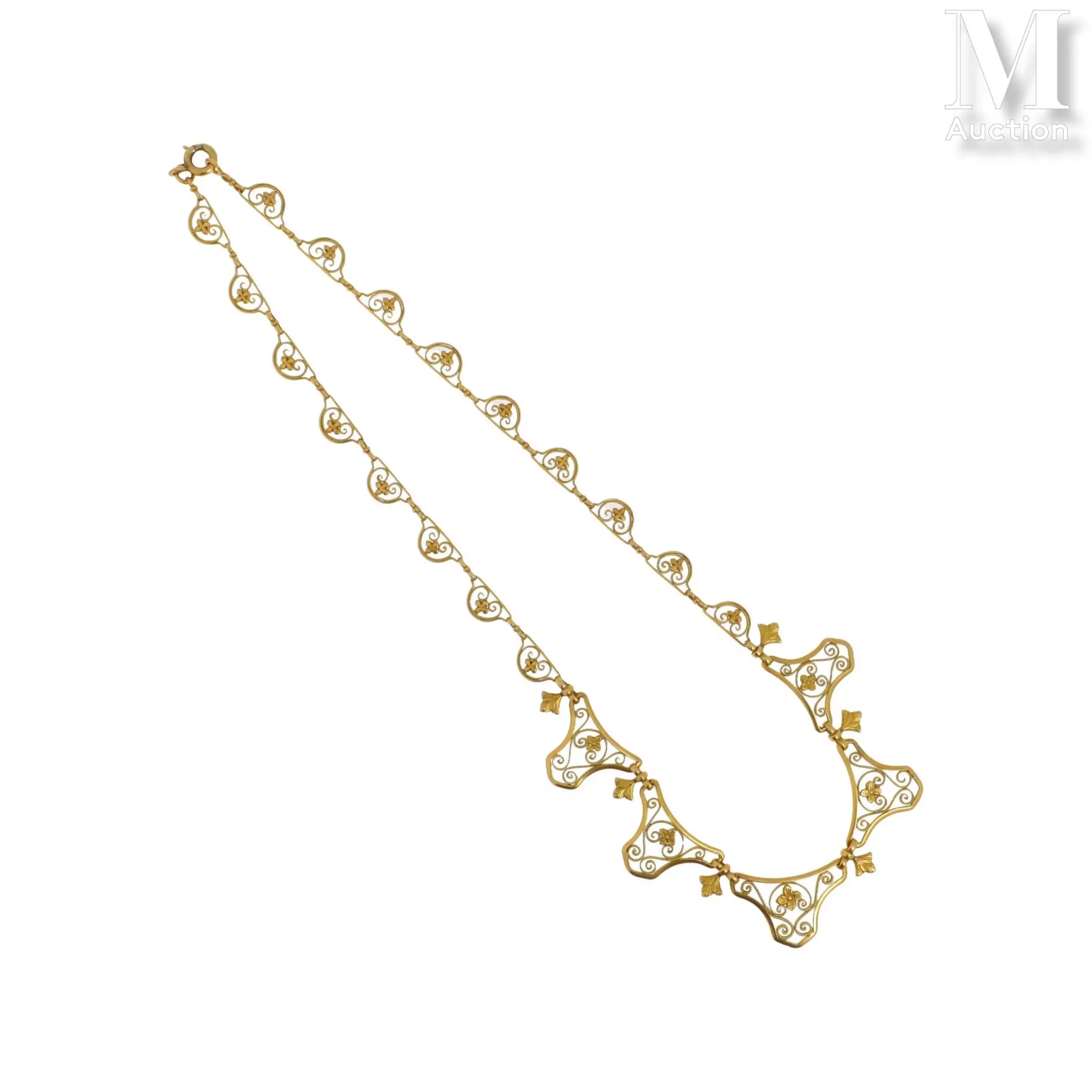 Collier draperie