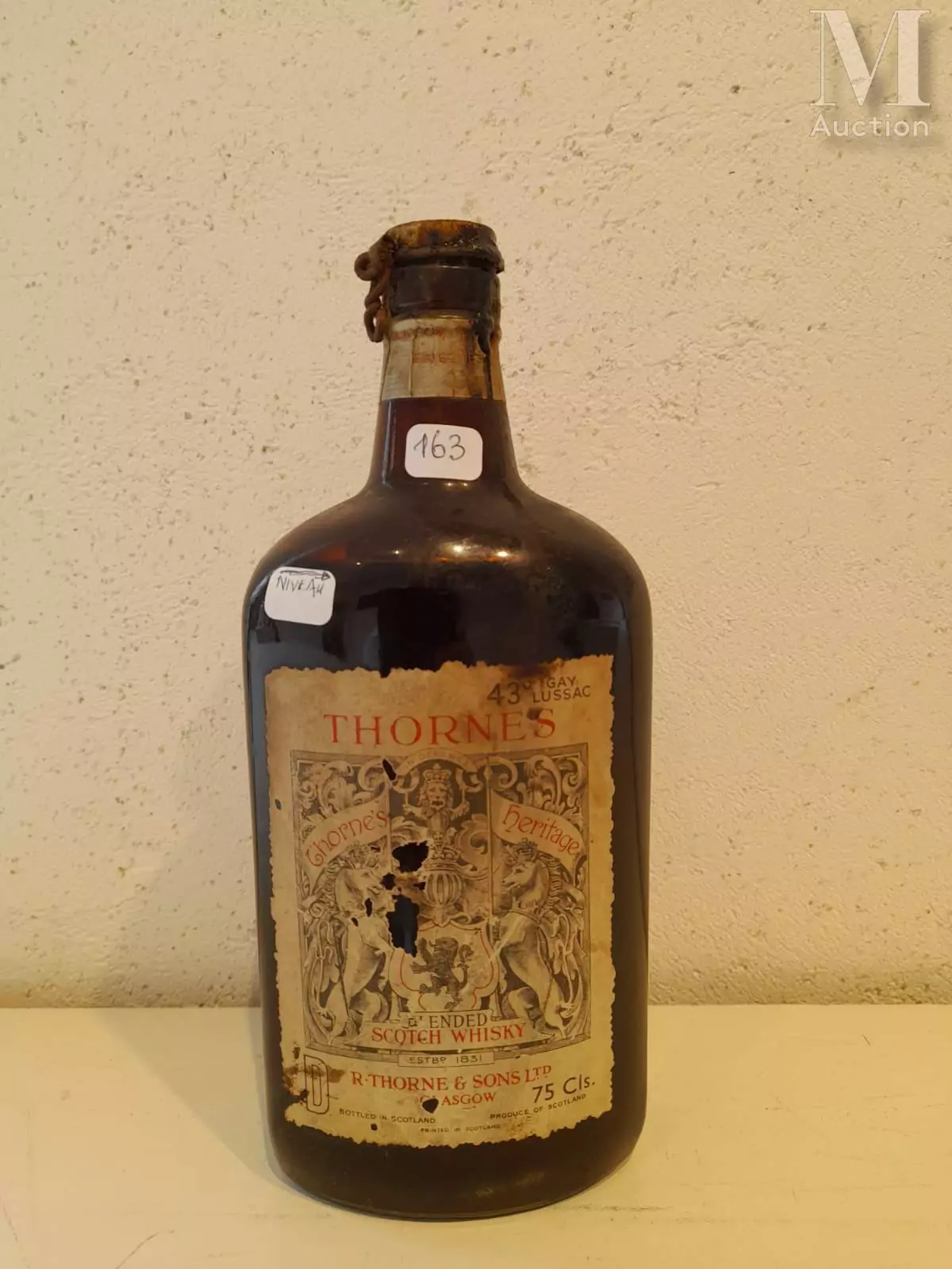 THORNES "Thorne's Heritage" Blended Scotch Whisky