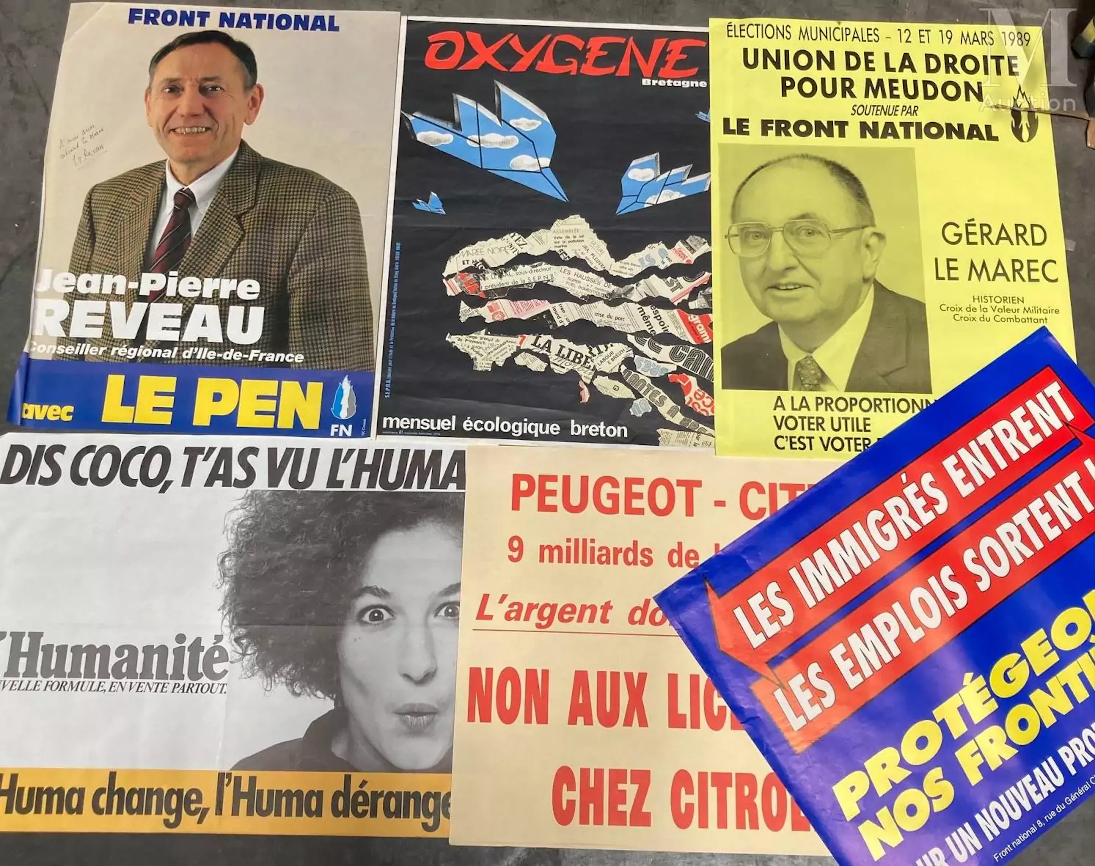 FORT LOT D'AFFICHES 1600 Affiches