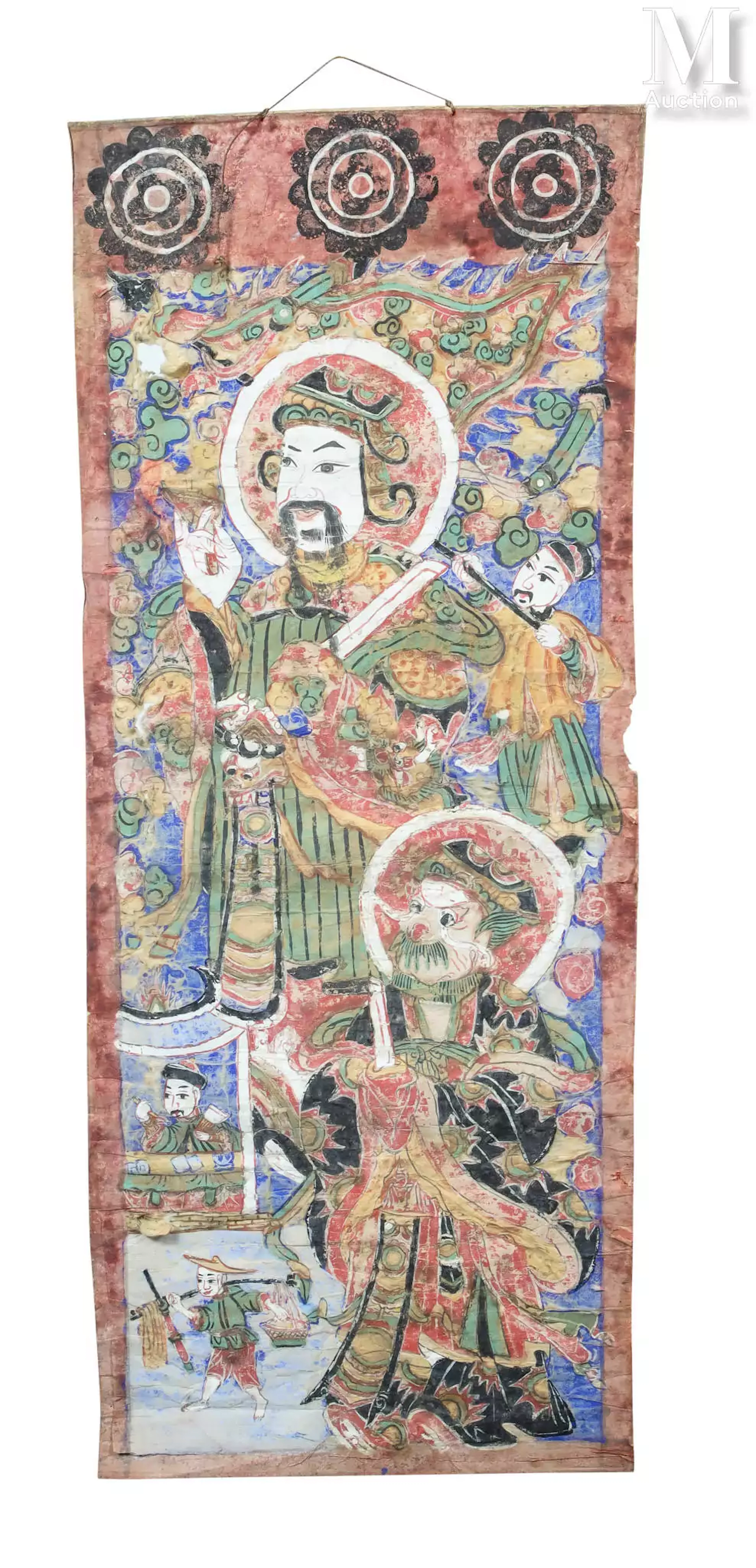 CHINE, XIXe siècle Deux élements