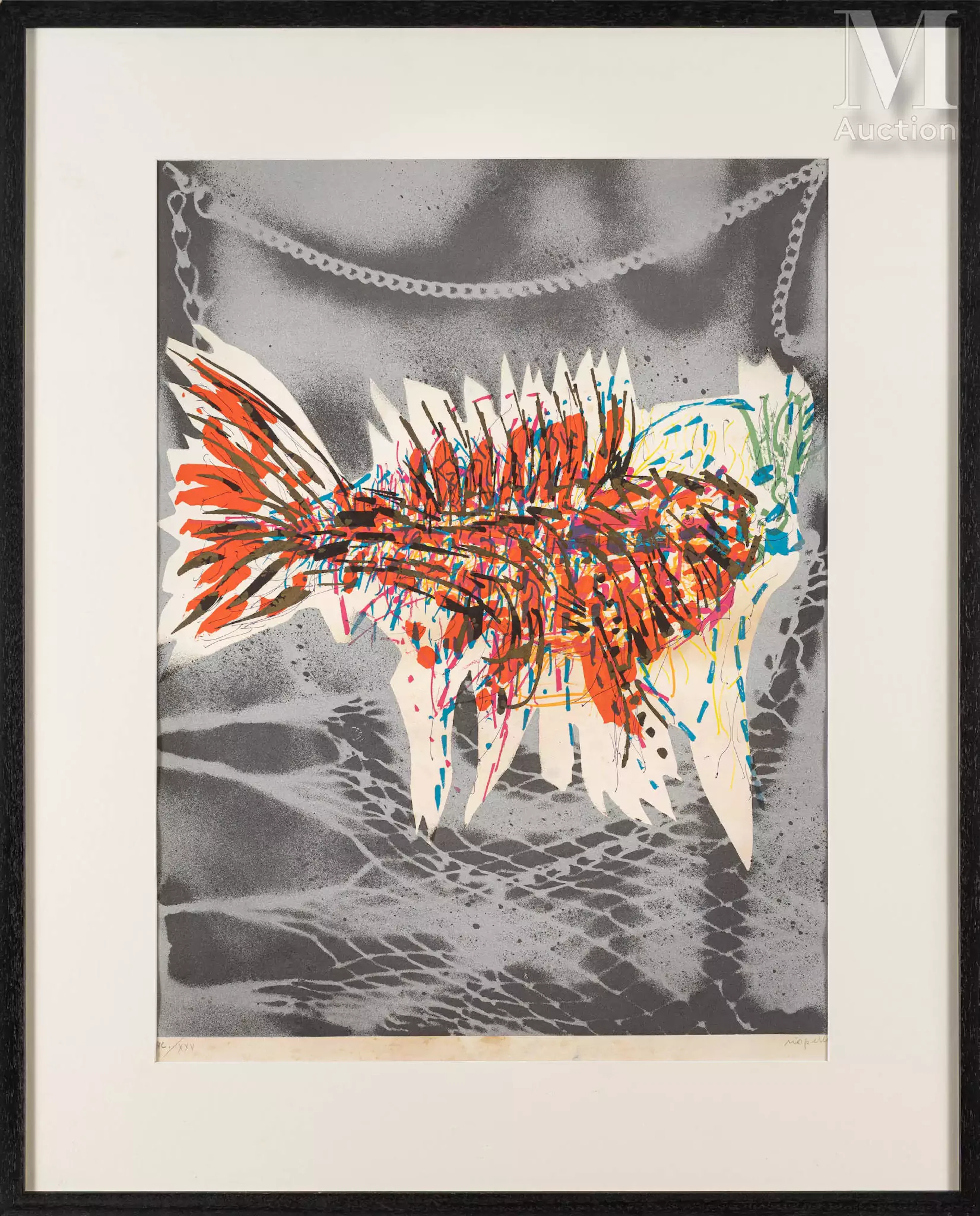 Jean-Paul RIOPELLE (1923-2002) Dans le filet
