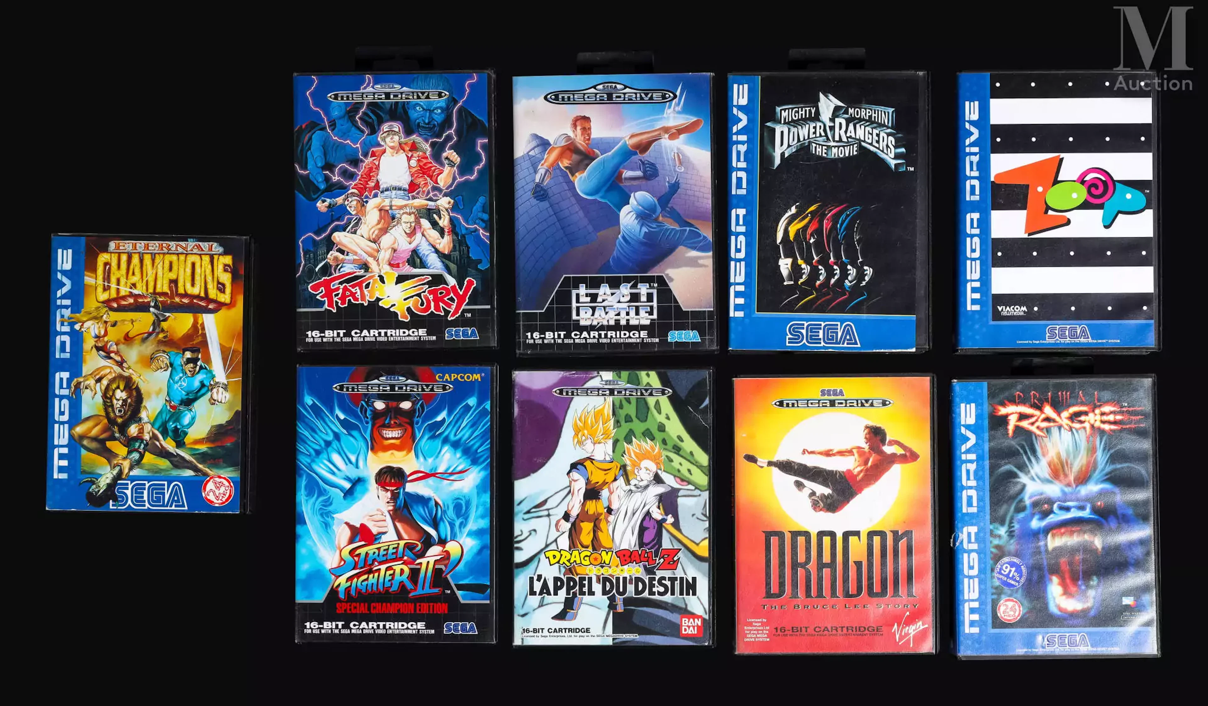 SEGA MEGADRIVE PAL Lot de x9 jeux Megadrive