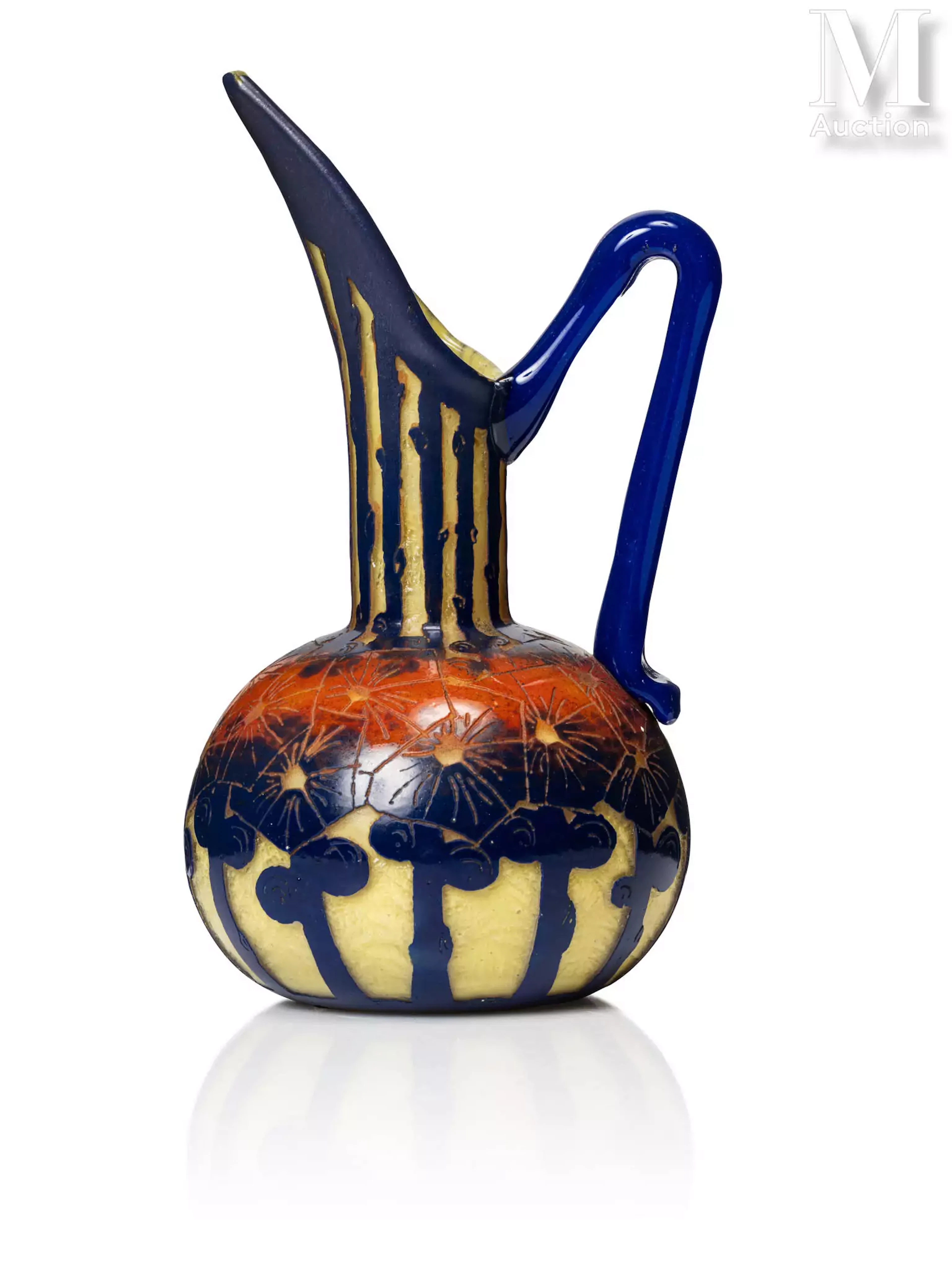 LE VERRE FRANCAIS (Charles SCHNEIDER (1881-1953) "Mirettes"