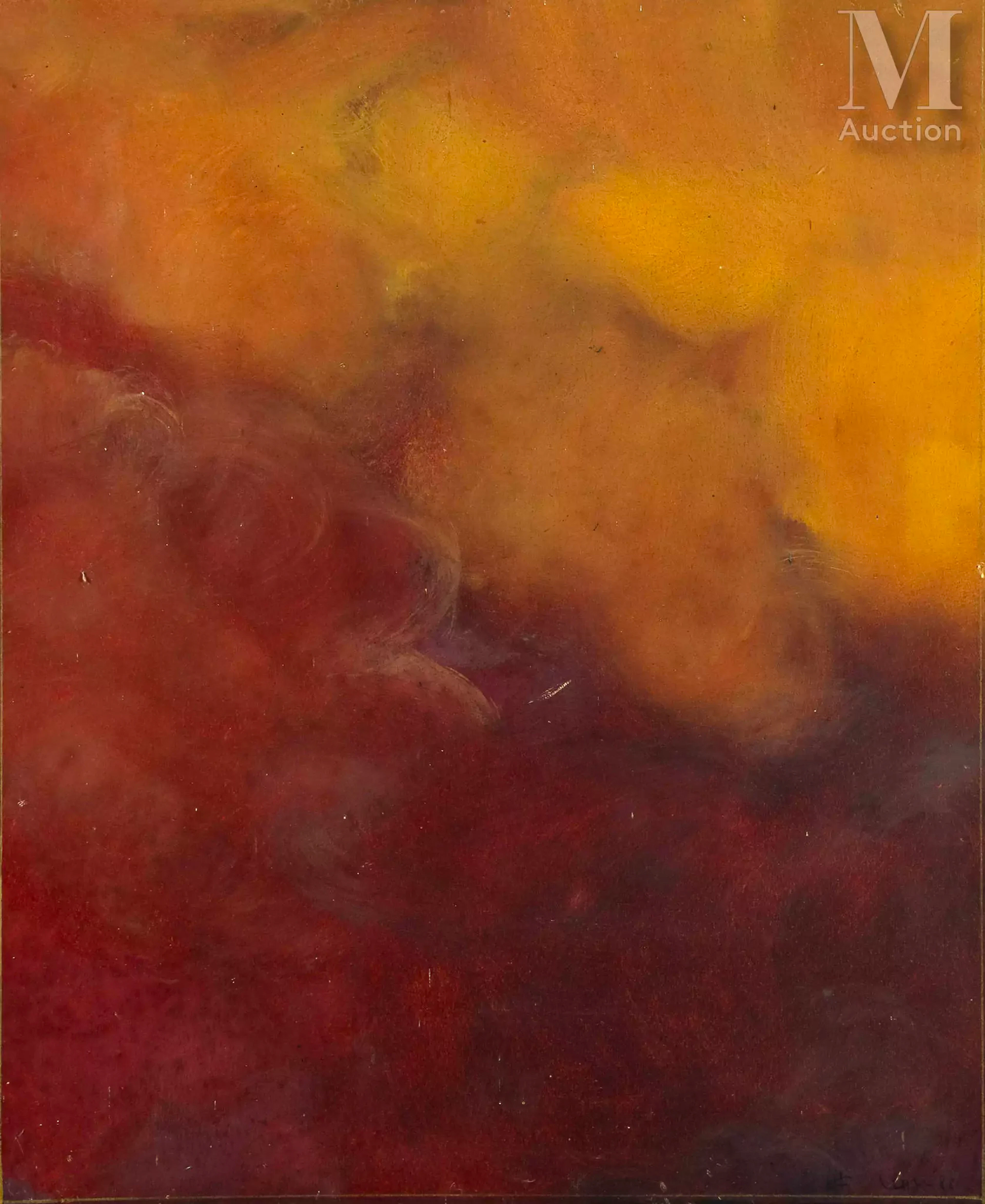 Fernando LERIN (Espagne, Barcelone 1929 - France, Paris 2016) Abstraction