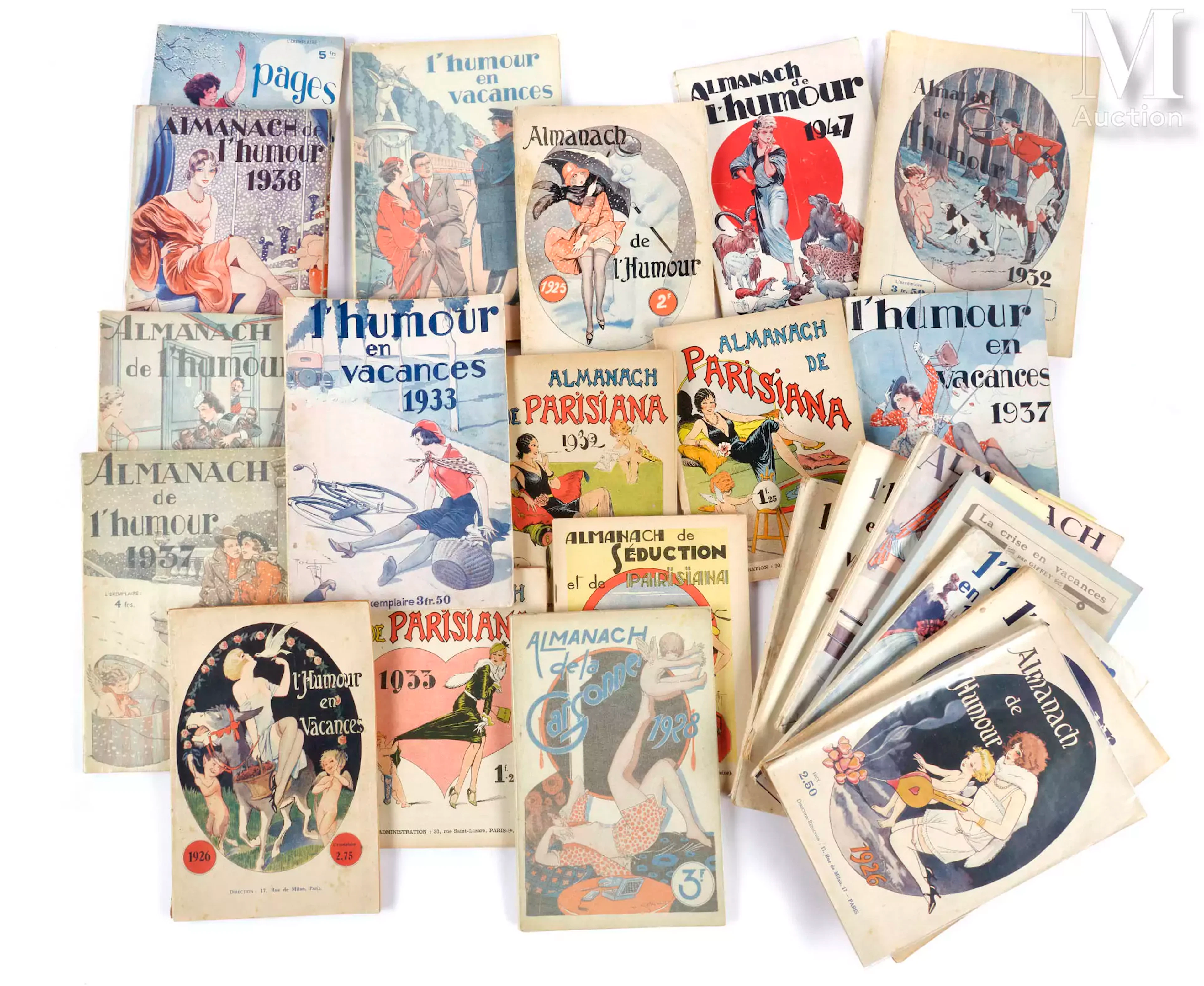 Fascicule Almanach : de 1930 à 1939 24 ouvrages