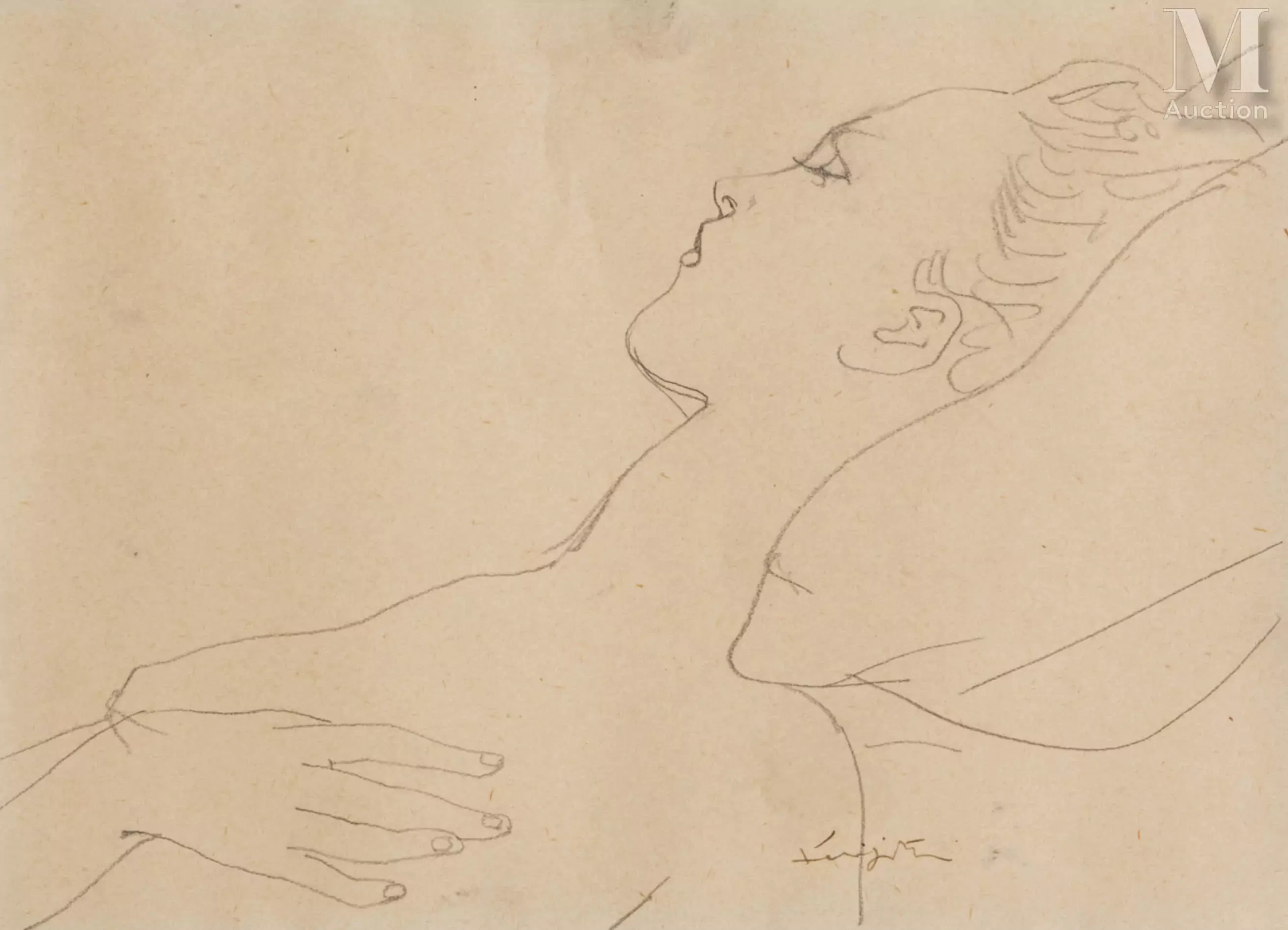 Leonard Tsuguharu FOUJITA (Tokyo 1886 - Zurich 1968) Le songe