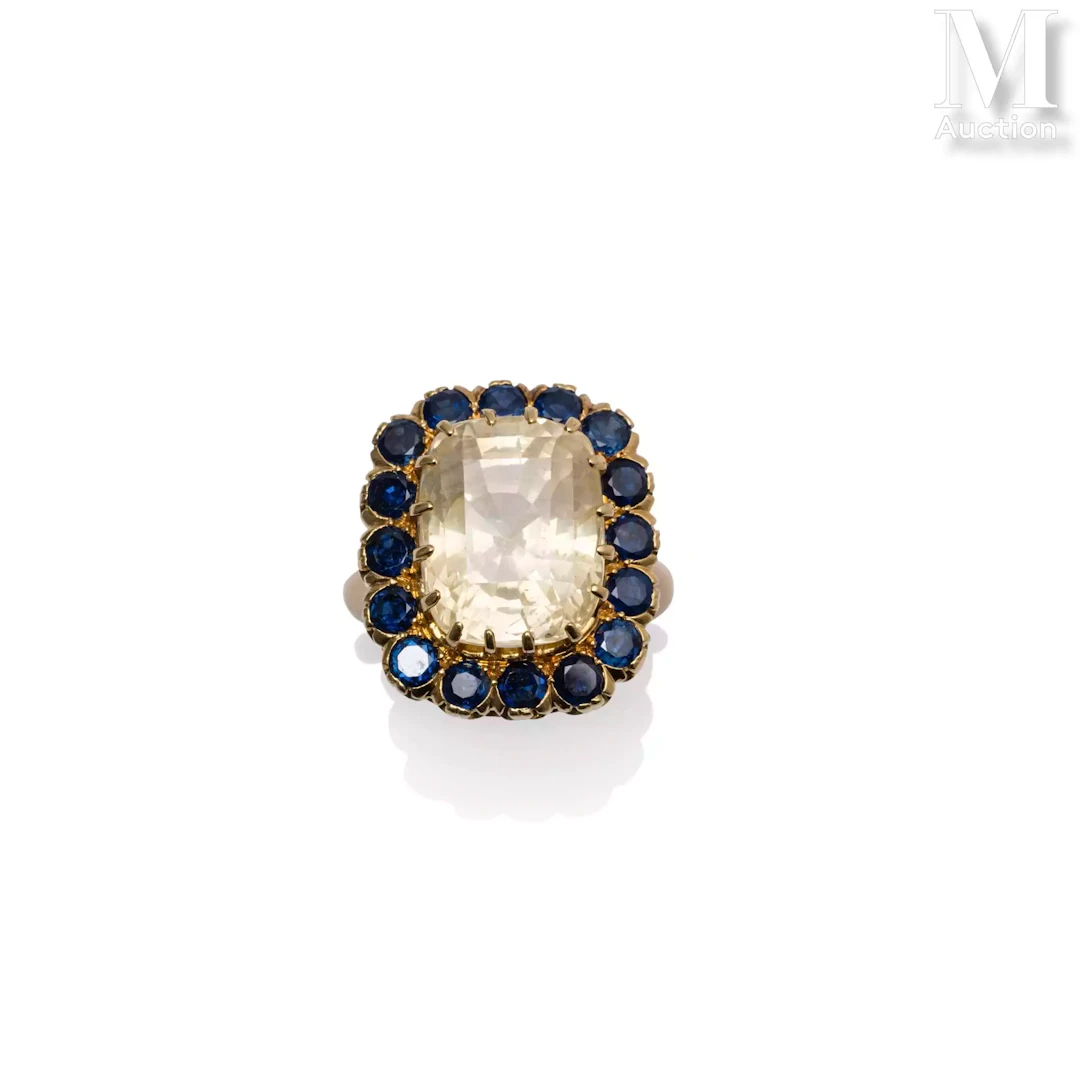 Bague saphirs