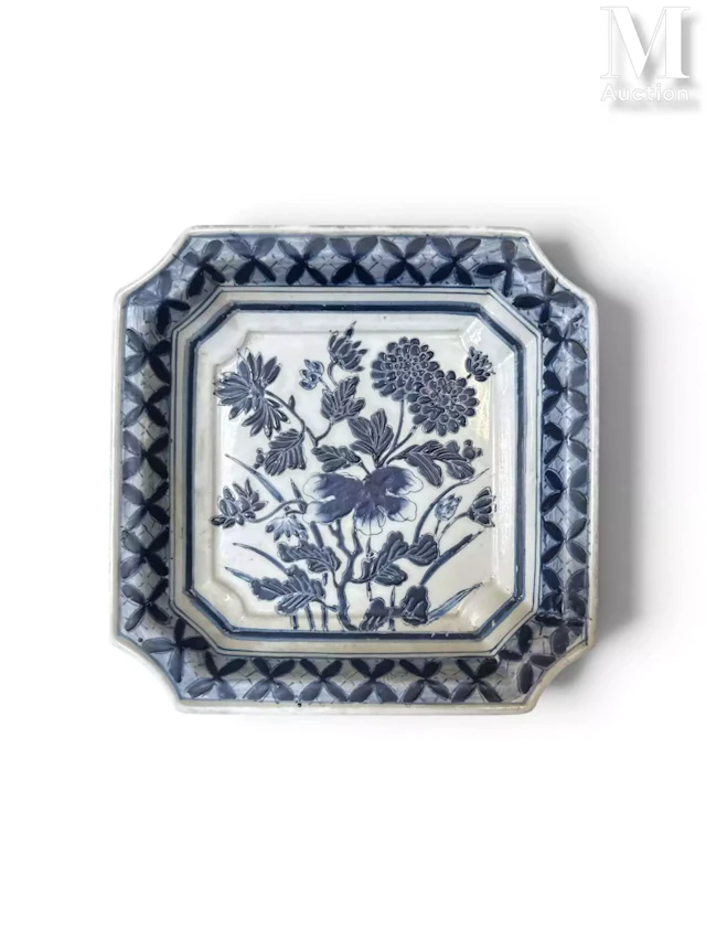 CHINE/JAPON Plat octogonale