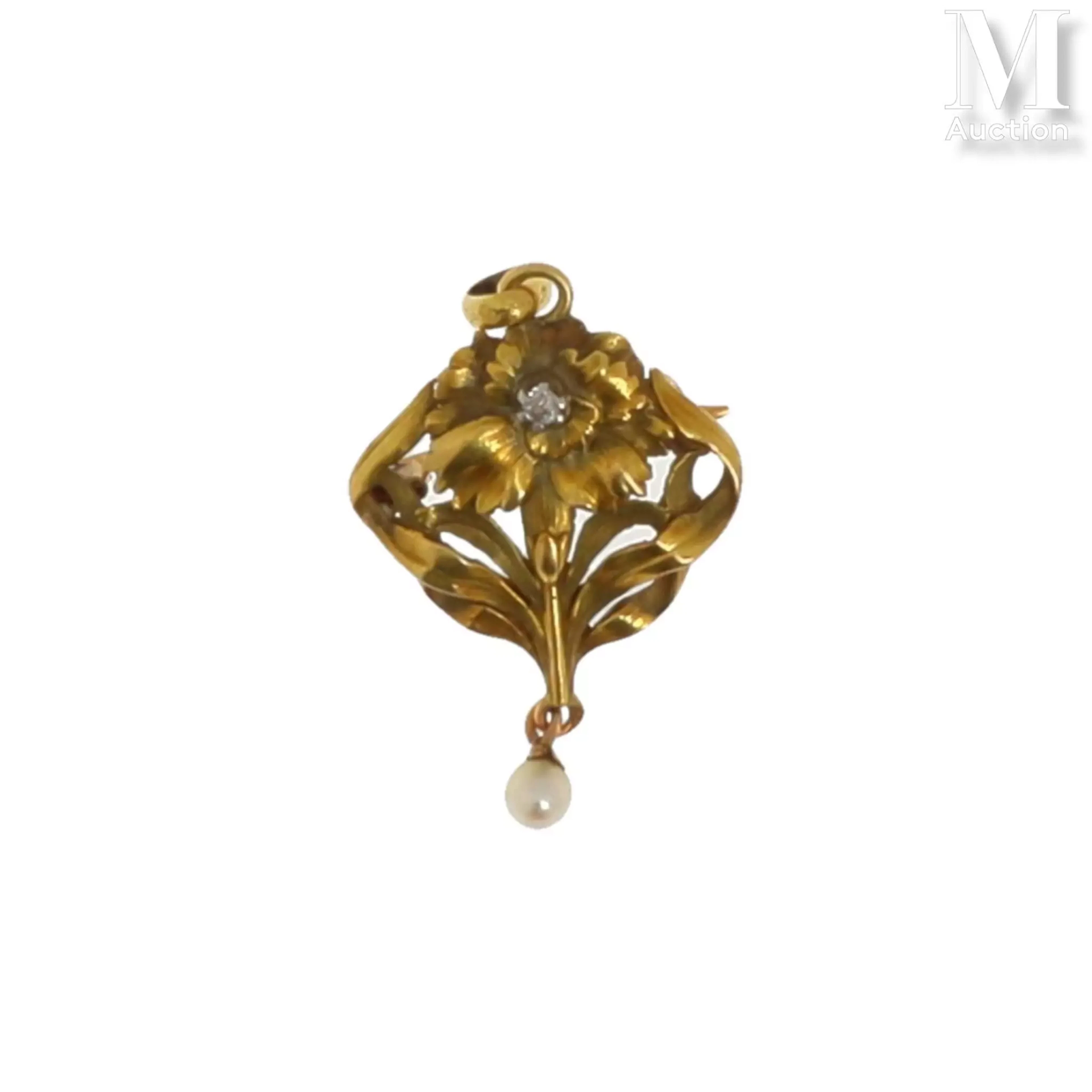 Pendentif fleur
