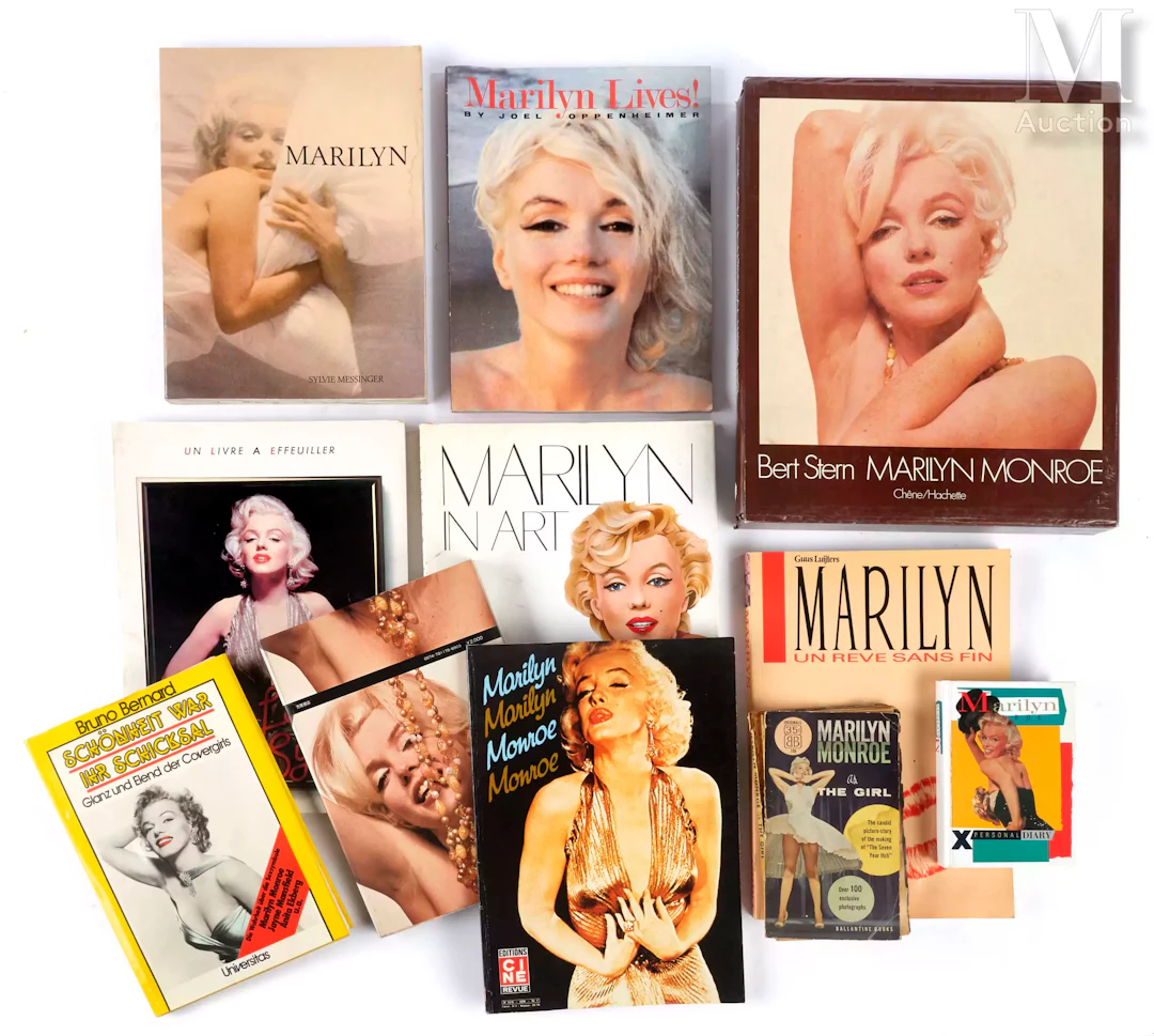Marilyn MONROE 11 ouvrages