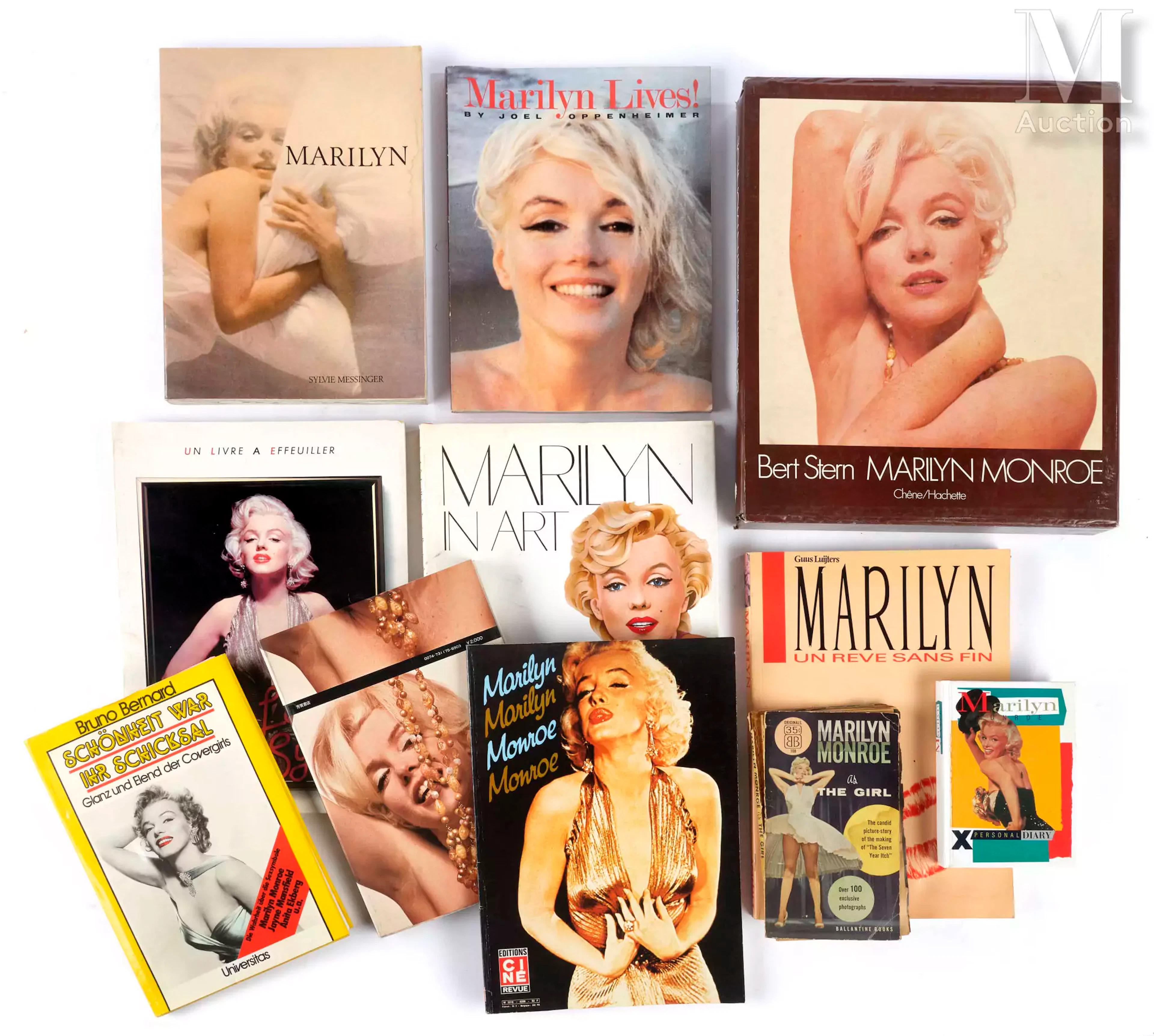 Marilyn MONROE 11 ouvrages