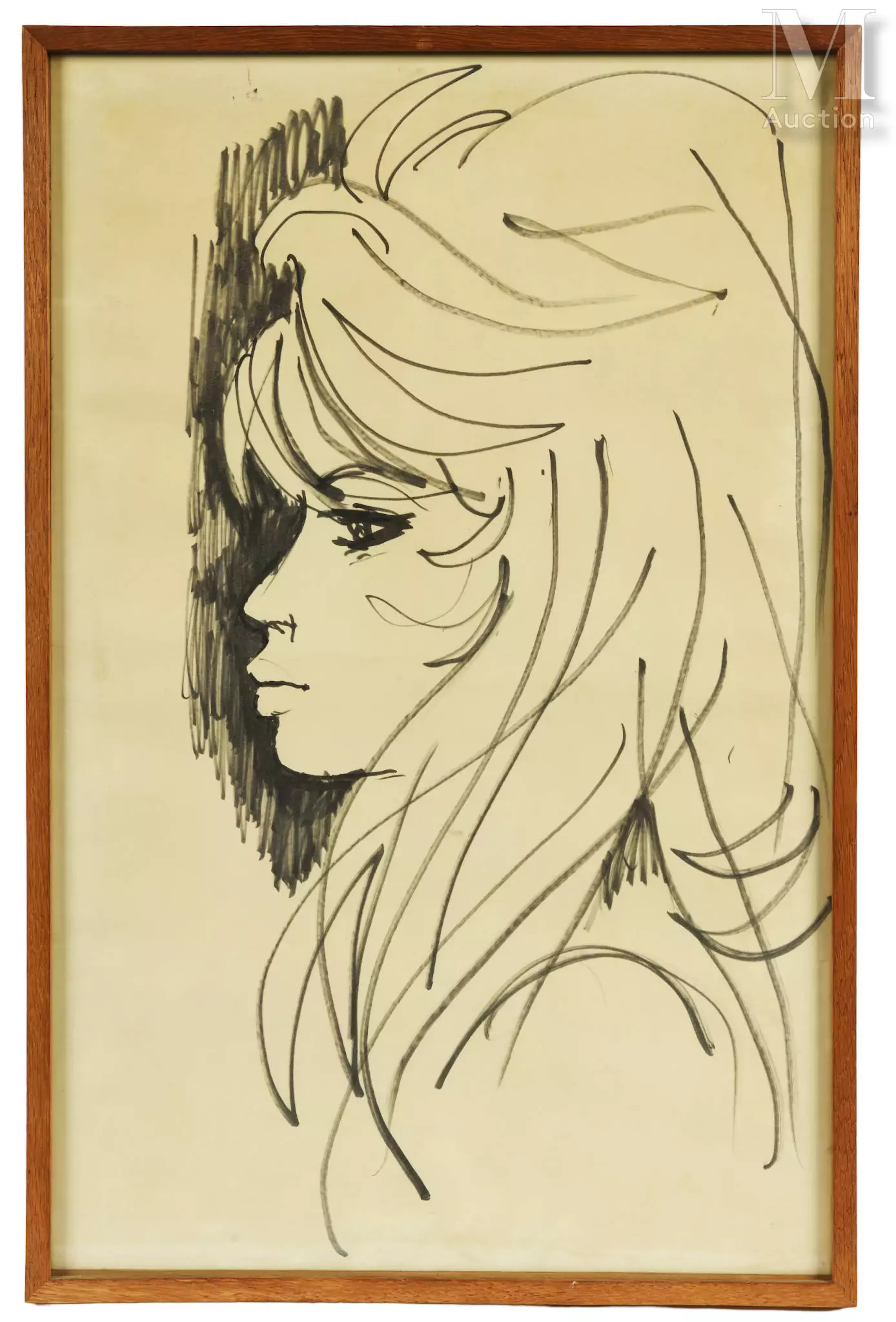 École du XXe siècle Brigitte Bardot de face / Brigitte Bardot de profil
