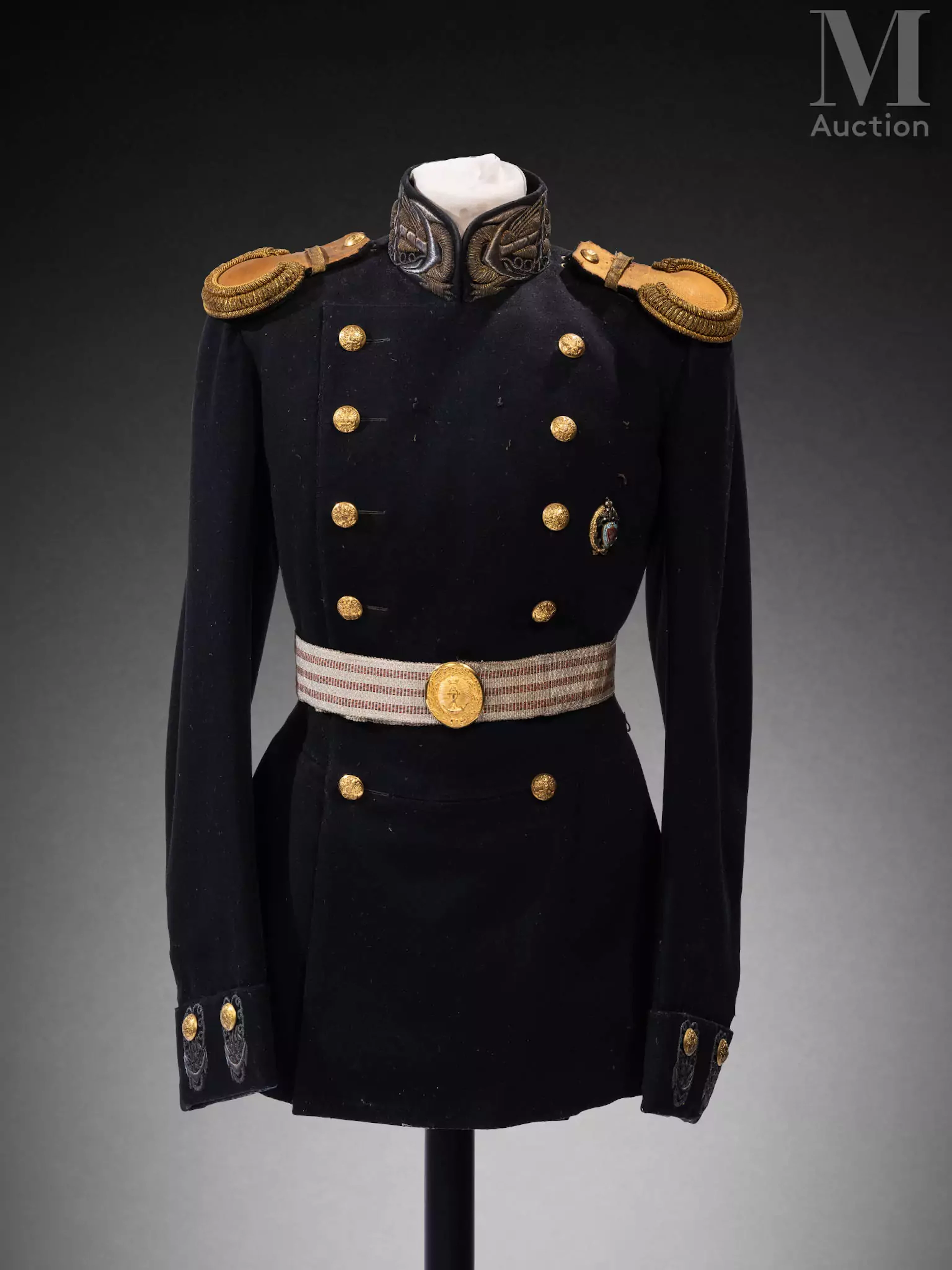 Habit d’officier de Marine de grande tenue, modèle 1899.