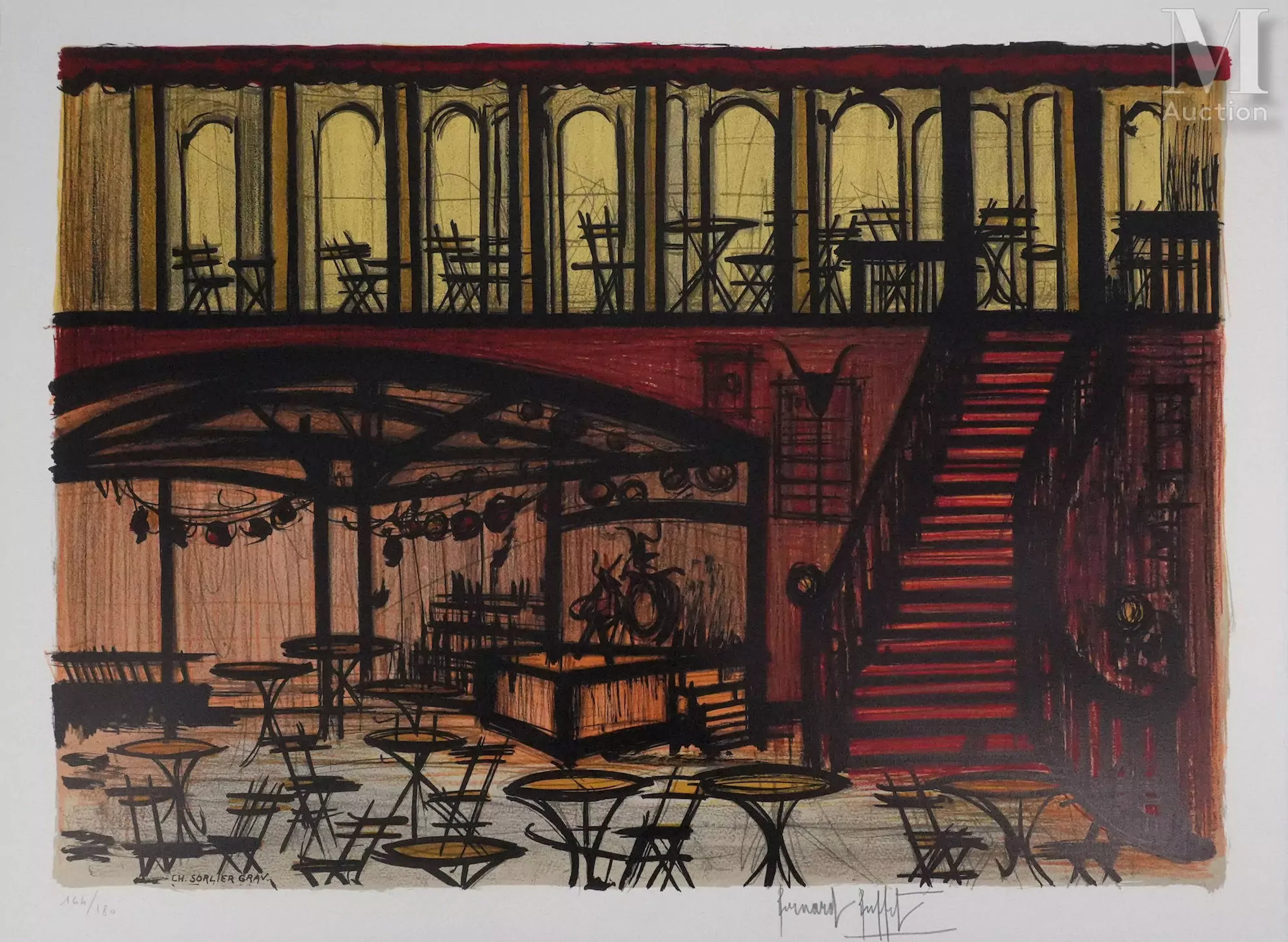 BUFFET Bernard Carmen, La taverne, 1981
