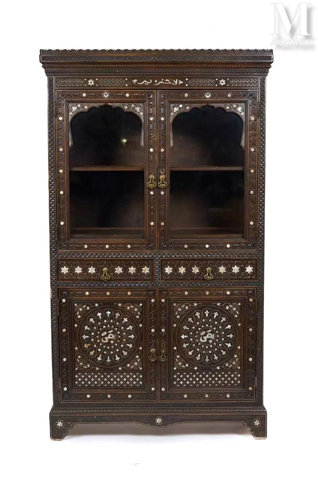 Alexandre ALFONSI (1866-1944) Armoire, Alger, circa 1910-1930