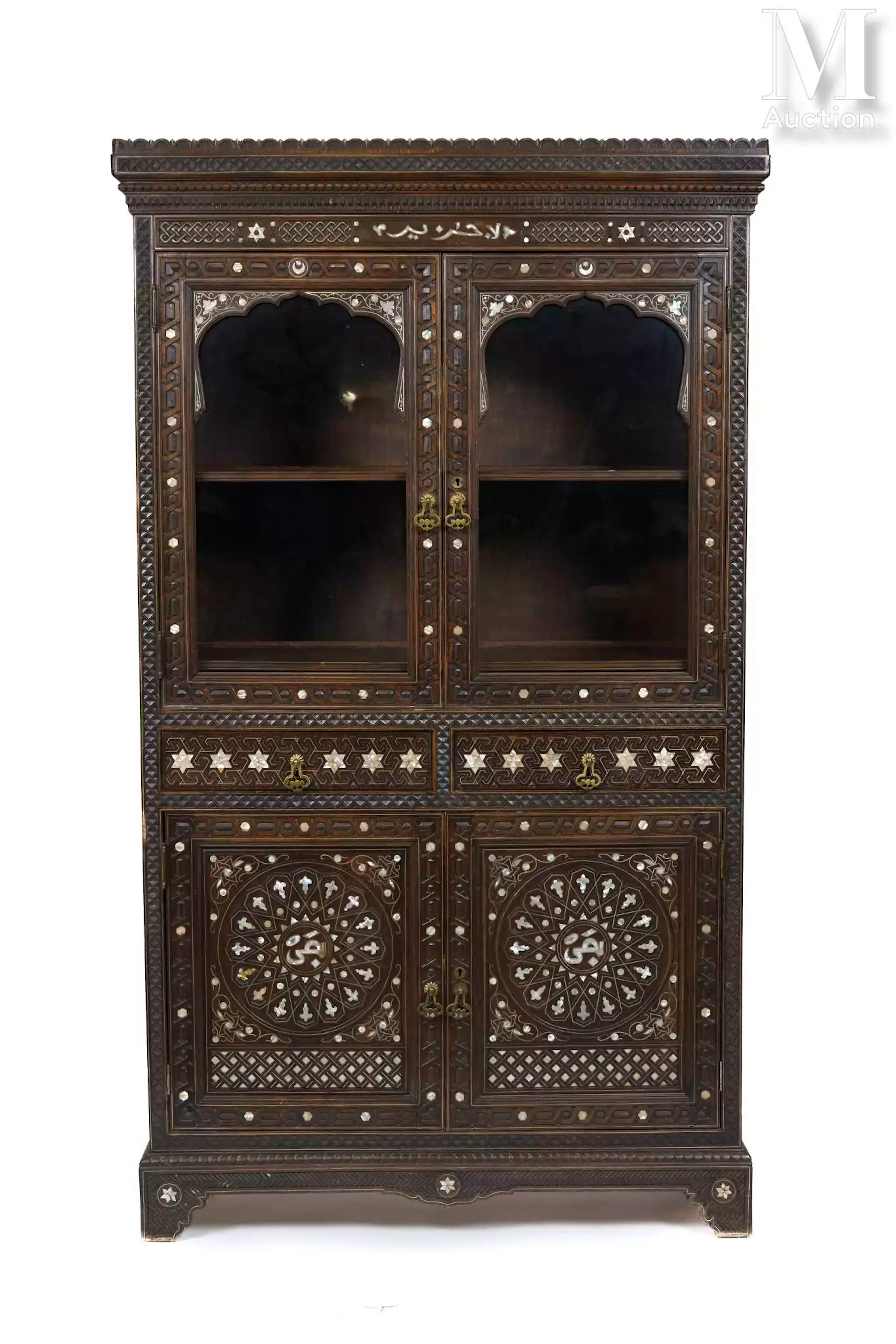 Alexandre ALFONSI (1866-1944) Armoire, Alger, circa 1910-1930