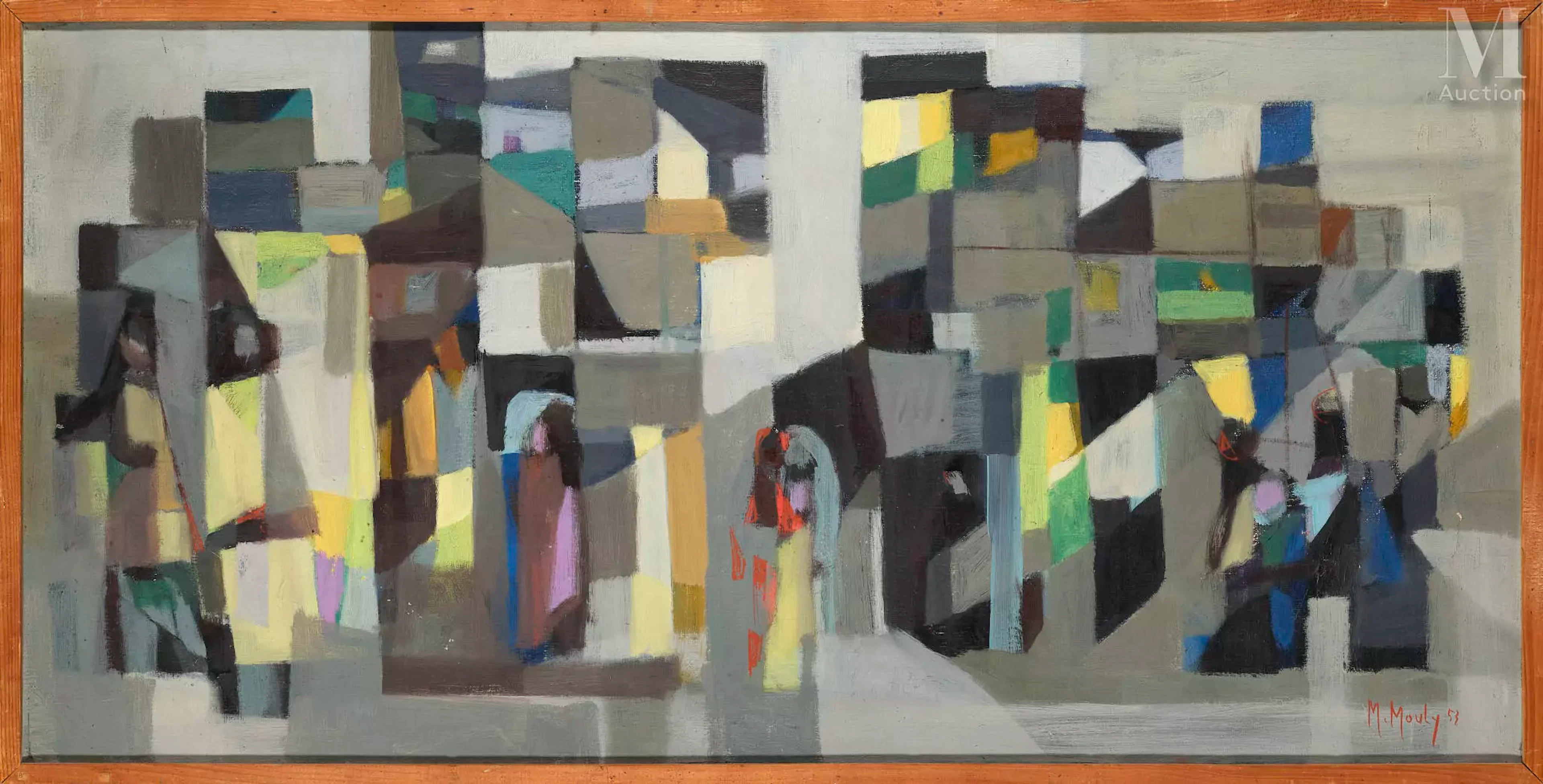 Marcel MOULY (1918-2008) Le bousbir de Casablanca, 1953
