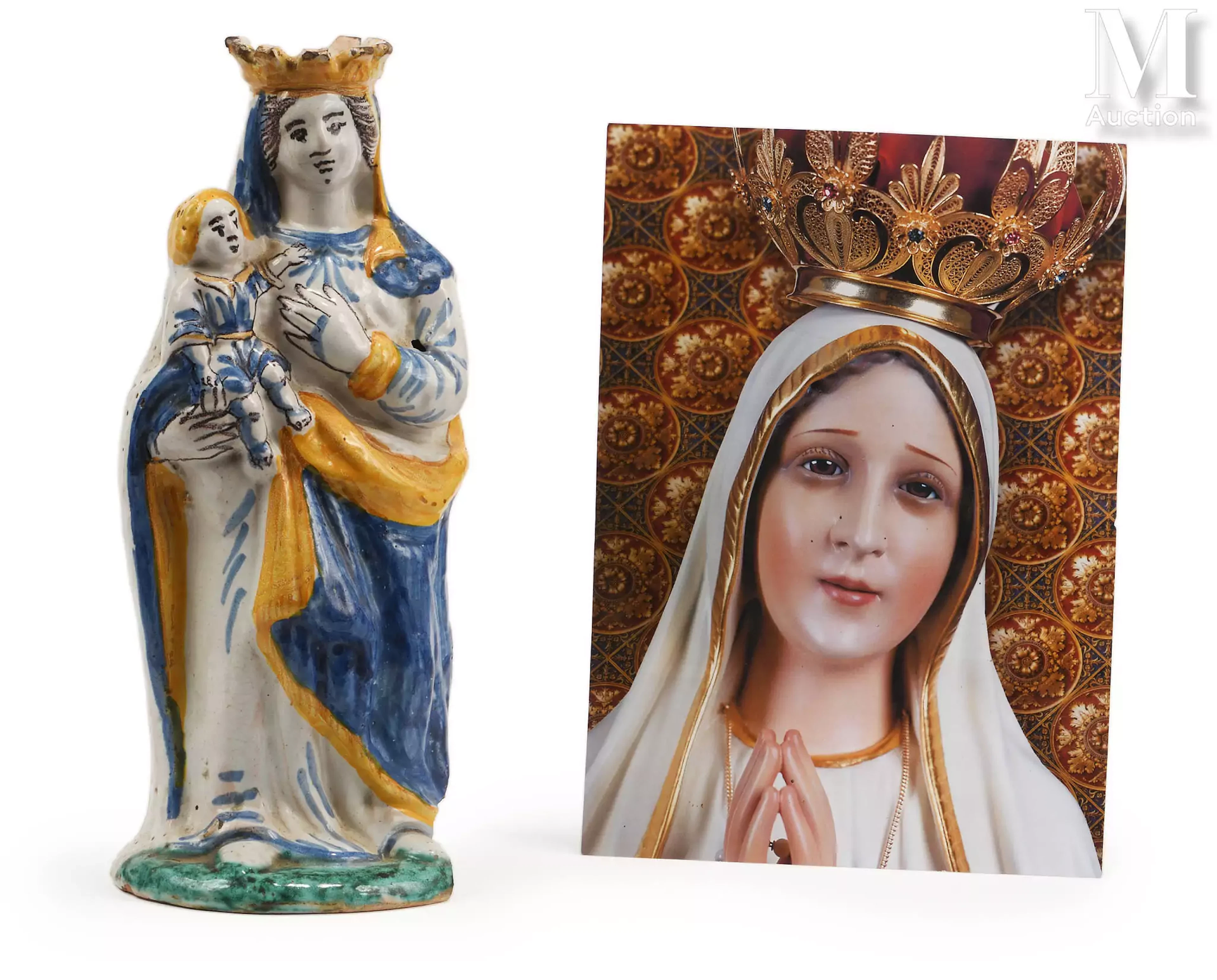 FRANCE, dans le goût de Nevers Vierge à l'Enfant