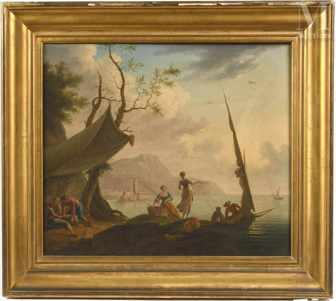 ÉCOLE FRANCAISE VERS 1800, SUIVEUR DE CHARLES FRANÇOIS LACROIX DE MARSEILLE