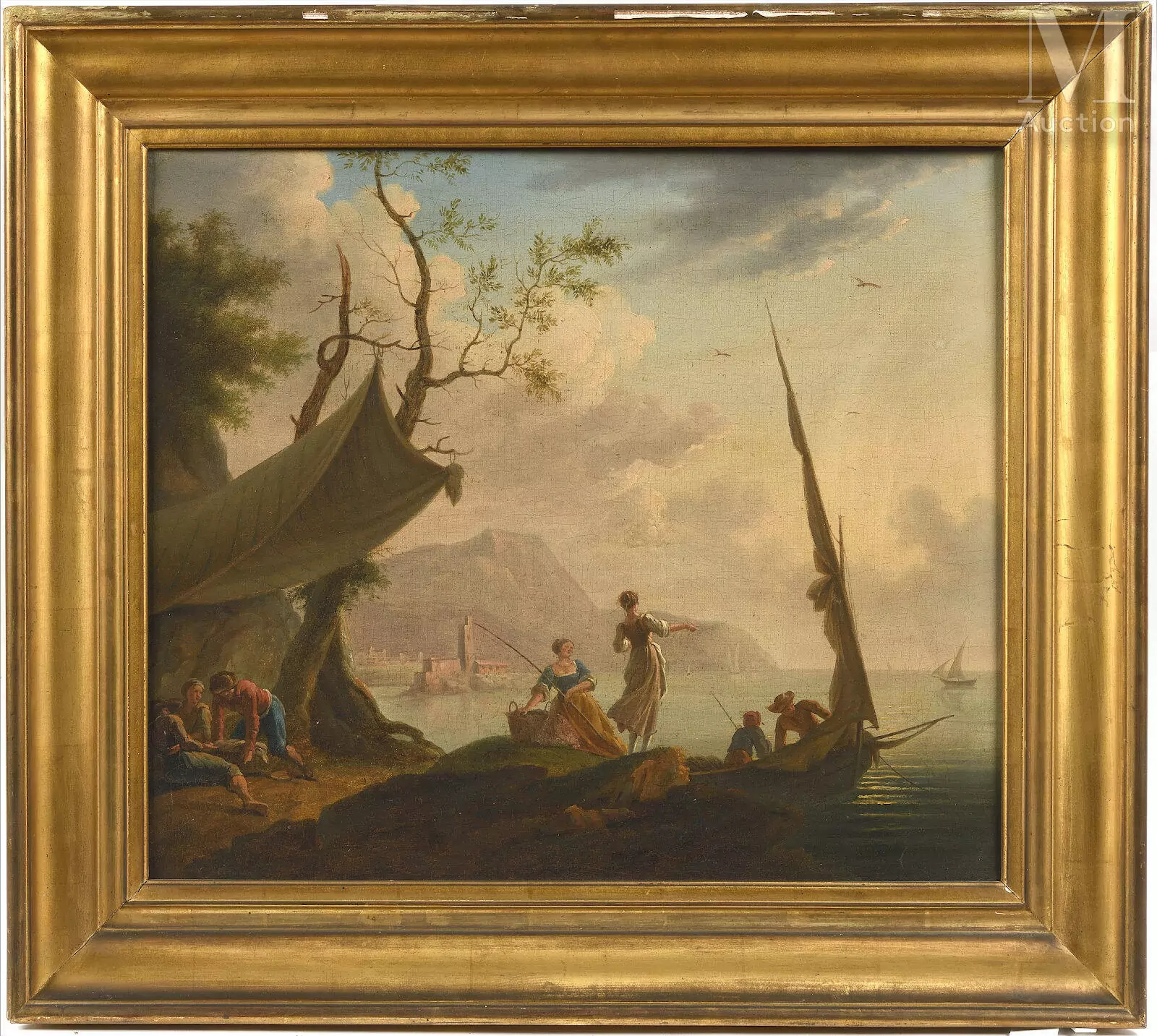 ÉCOLE FRANCAISE VERS 1800, SUIVEUR DE CHARLES FRANÇOIS LACROIX DE MARSEILLE
