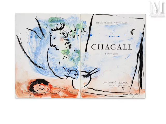 Marc CHAGALL (Vitebsk 1887 - Saint-Paul-de-Vence 1985) Peintre ailé