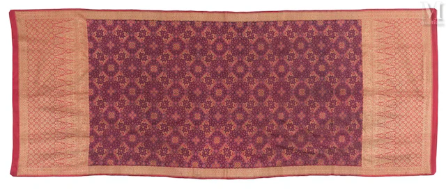 Châle de mariée de Sumatra Indonésie, possiblement Palembang, Première