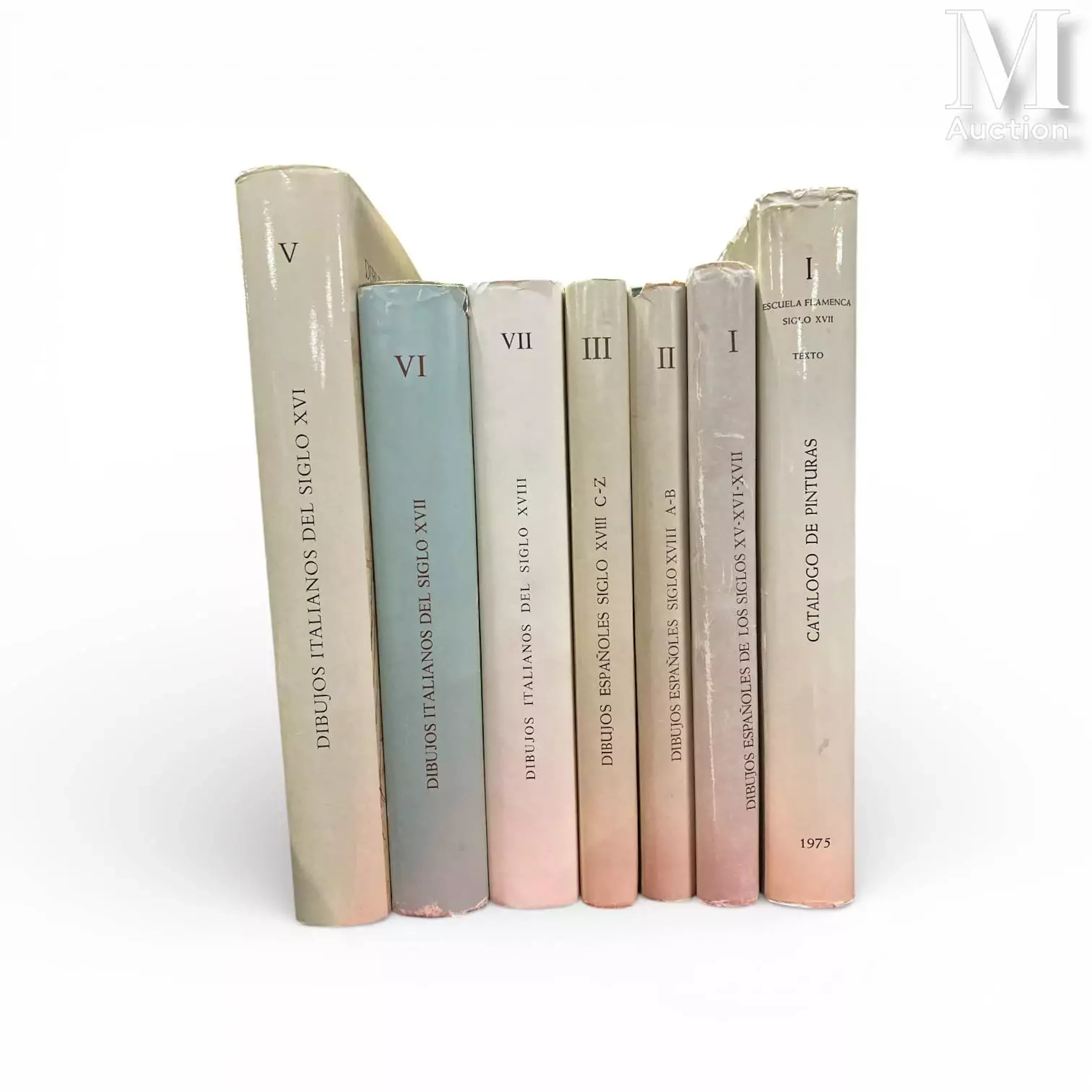 Suite de catalogues sur les dessins du Musée Prado à Madrid.