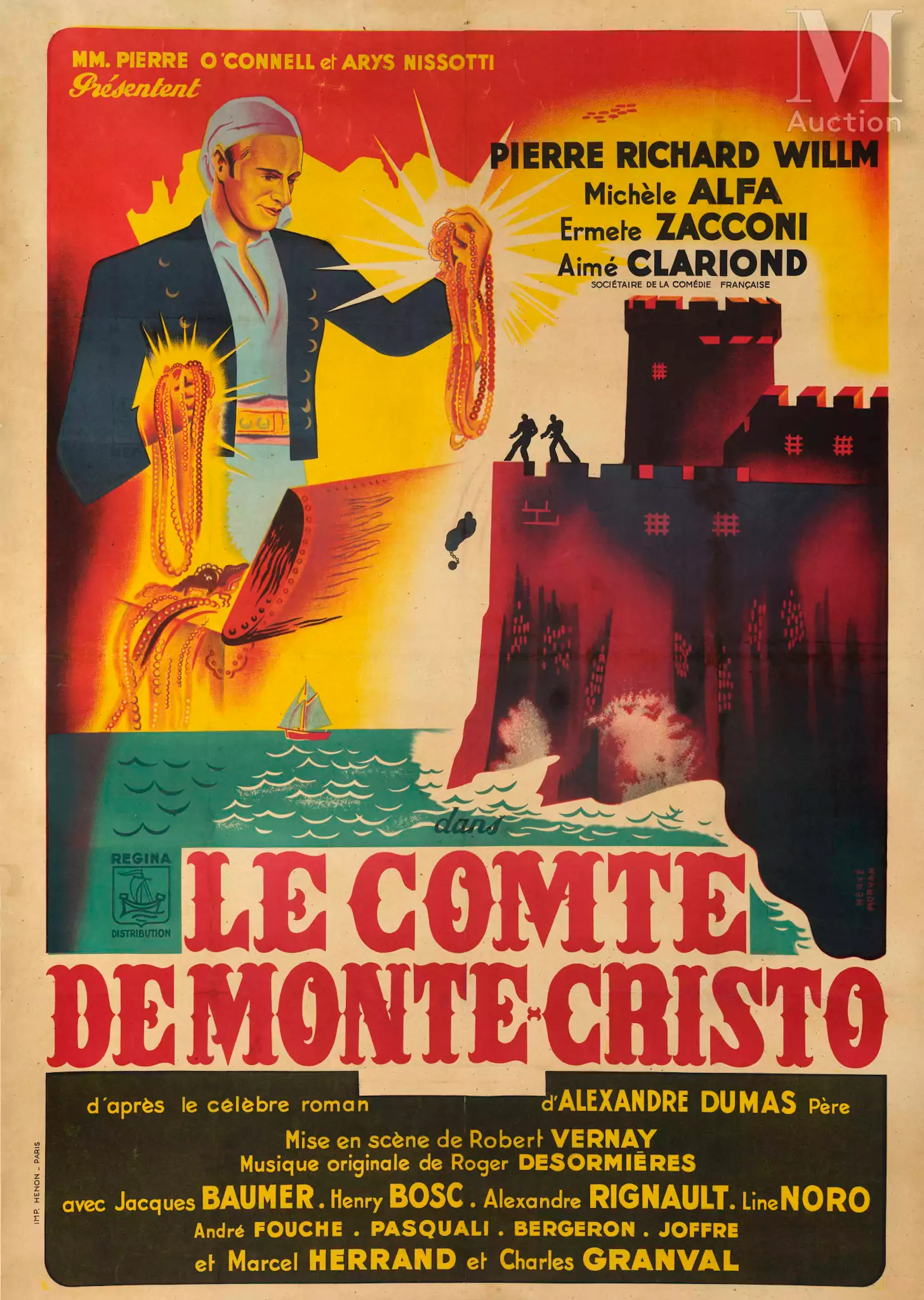 LE COMTE DE MONTE-CRISTO Trois affiches