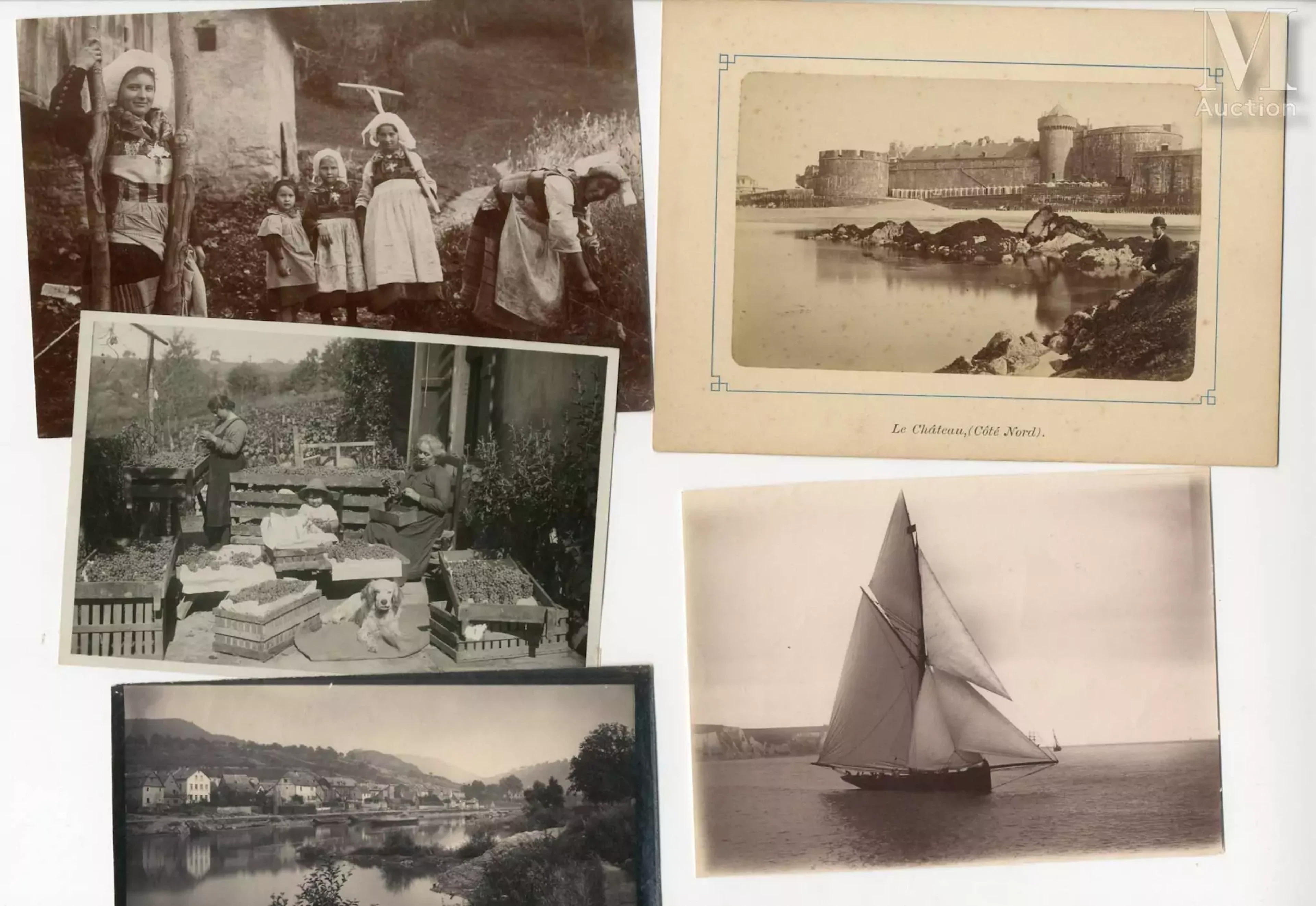 France, Ecosse et autres pays Important lot : scènes, types, vues