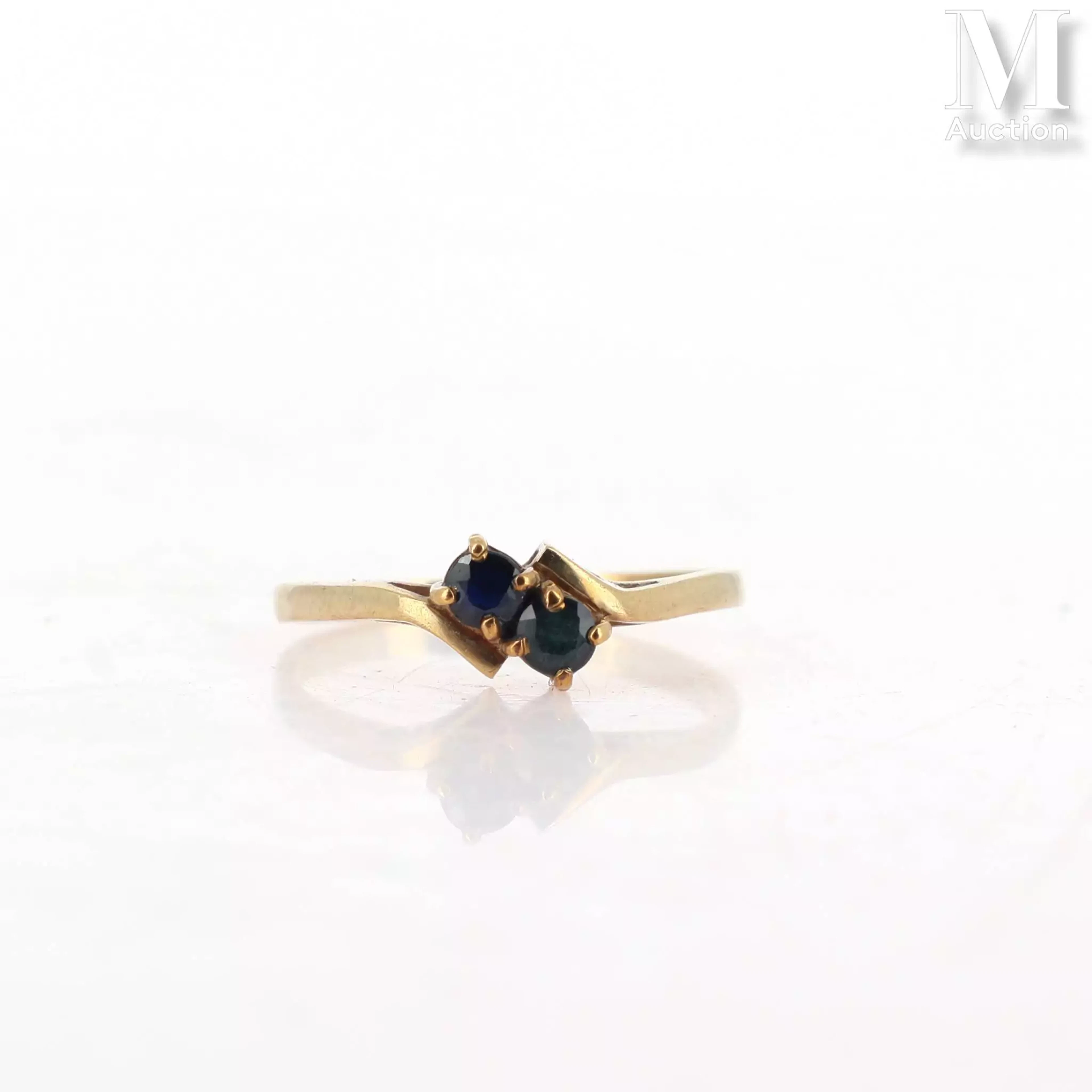 Bague saphirs toi et moi