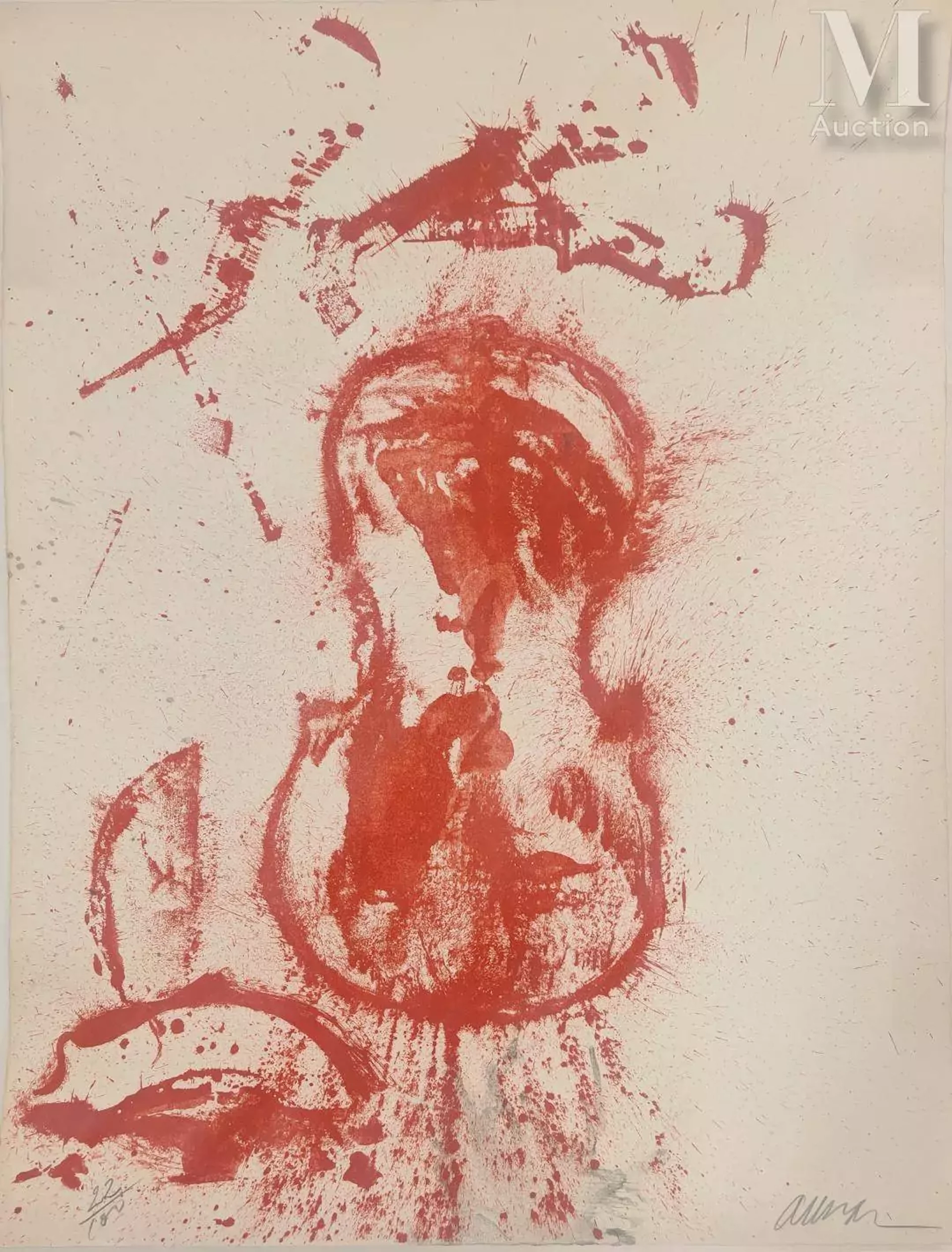 ARMAN (1928-2005) Désert rouge, 1970