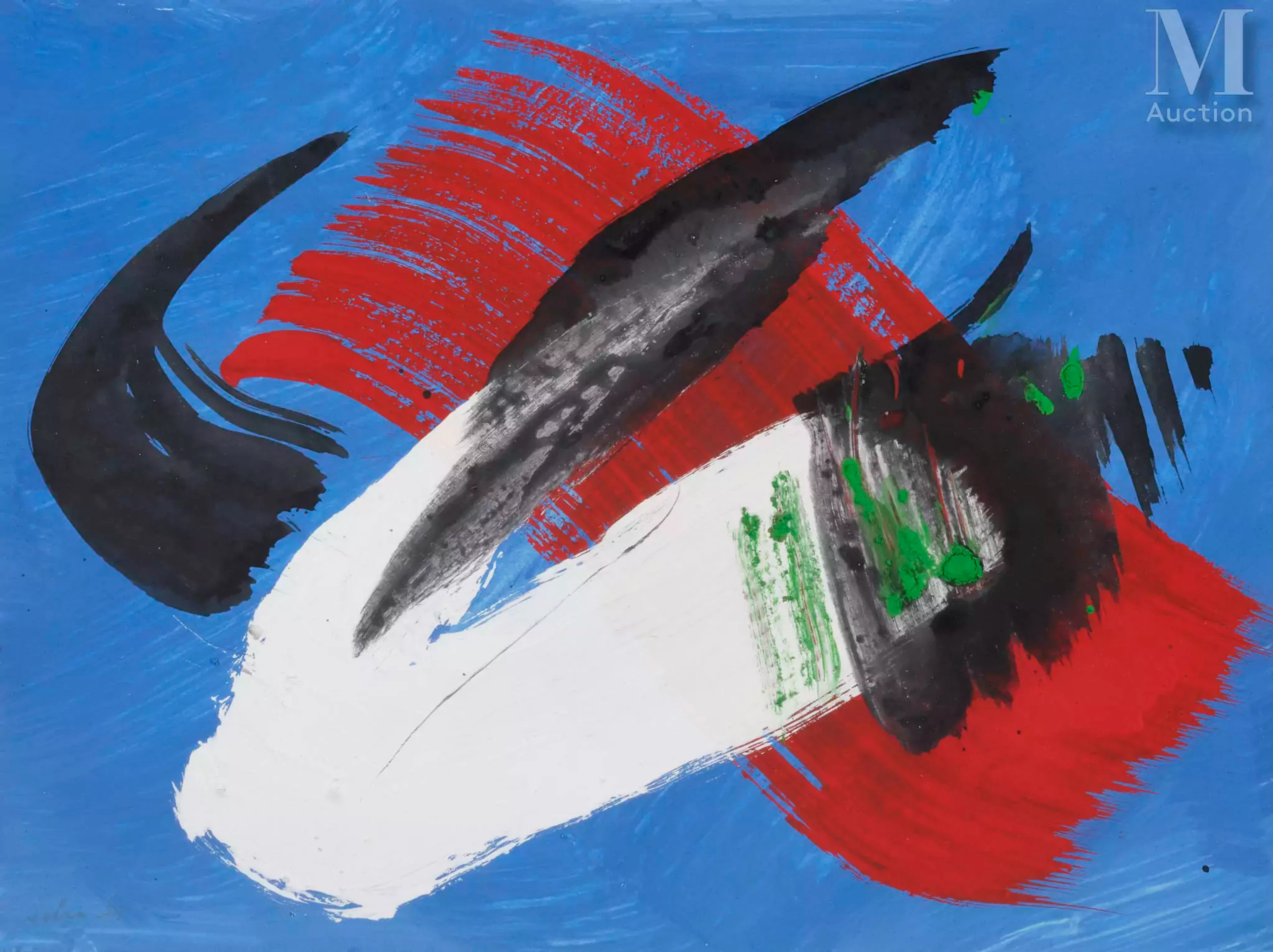 Gérard SCHNEIDER (1896-1986) Sans titre, 1975