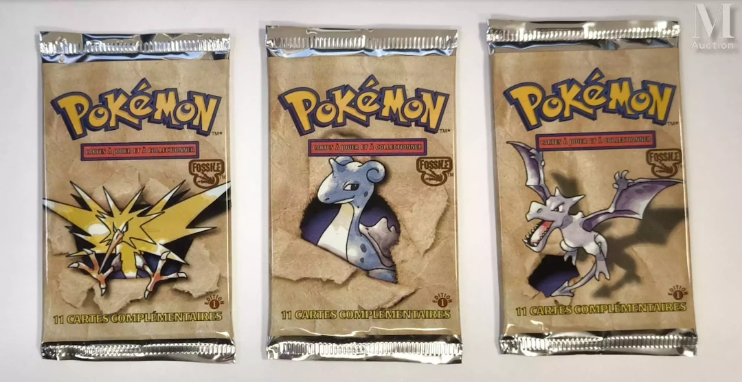 POKEMON Booster Artset - Fossile - 1ère Edition