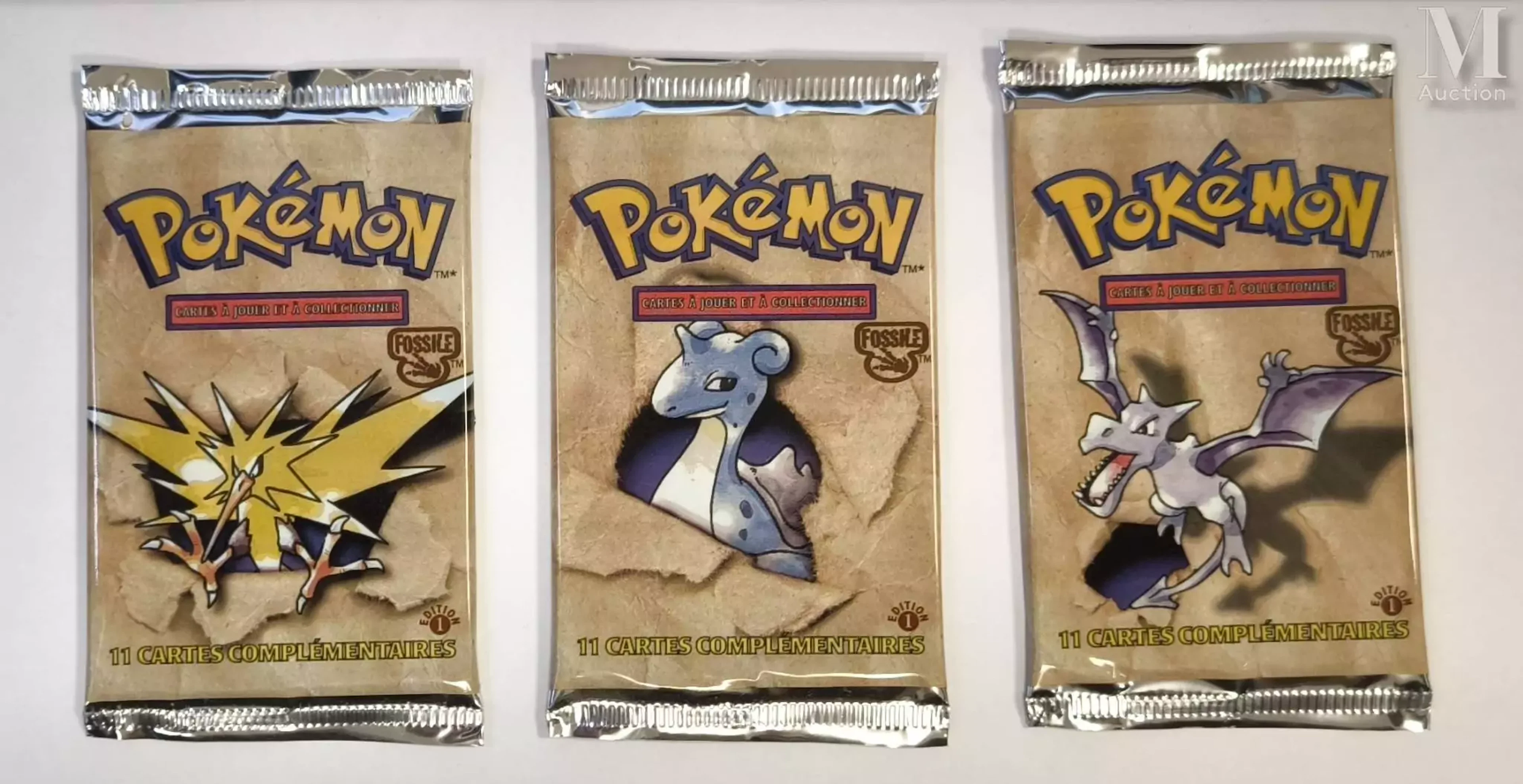 POKEMON Booster Artset - Fossile - 1ère Edition