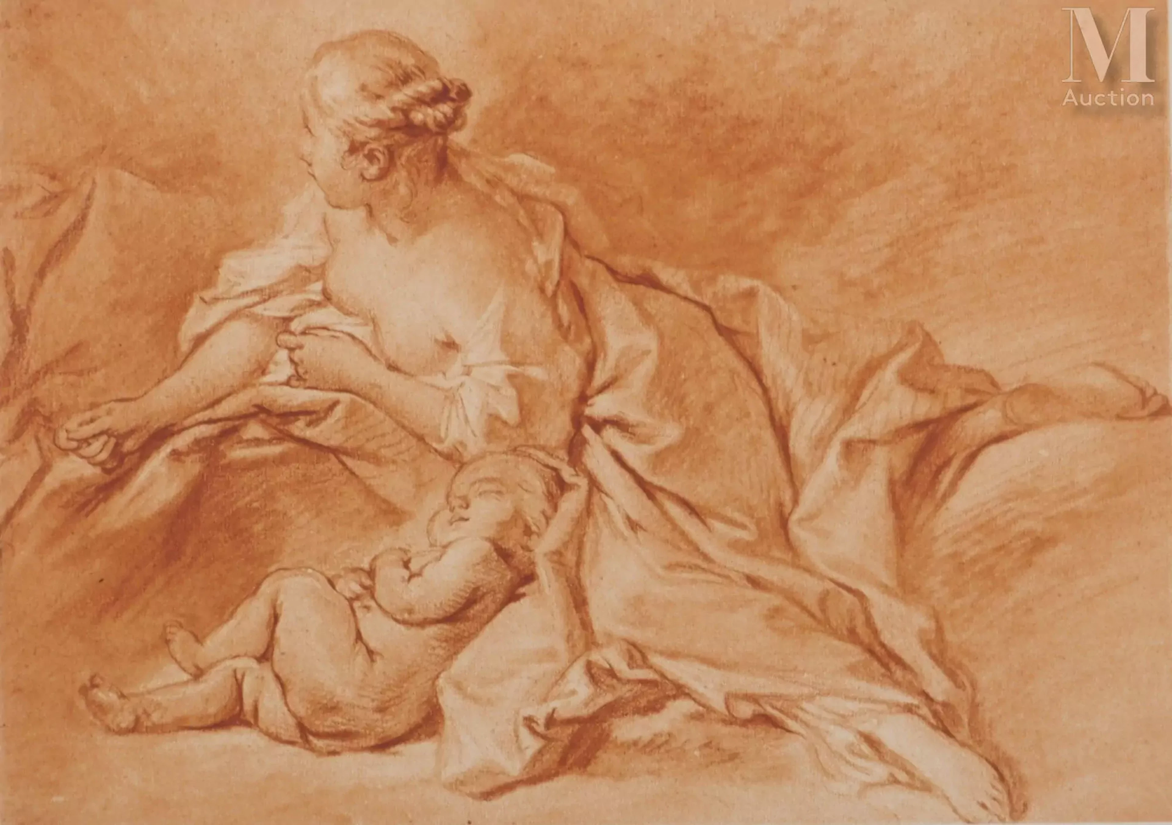 BOUCHER François Maternité paisible